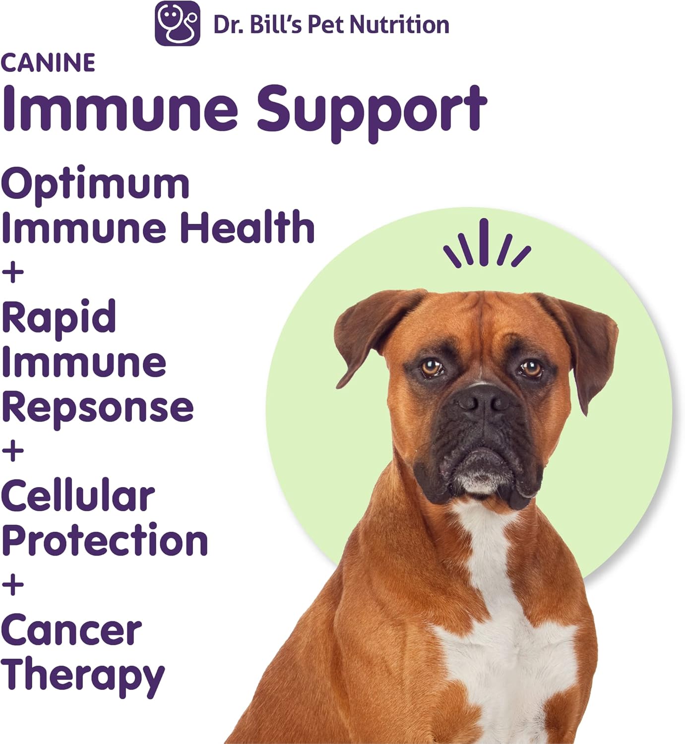 Pet Supplement: Dr. Bill’s Canine Immune Support with Colostrum, Beta Glucan, Zinc, and Coenzyme Q-10 for Dogs