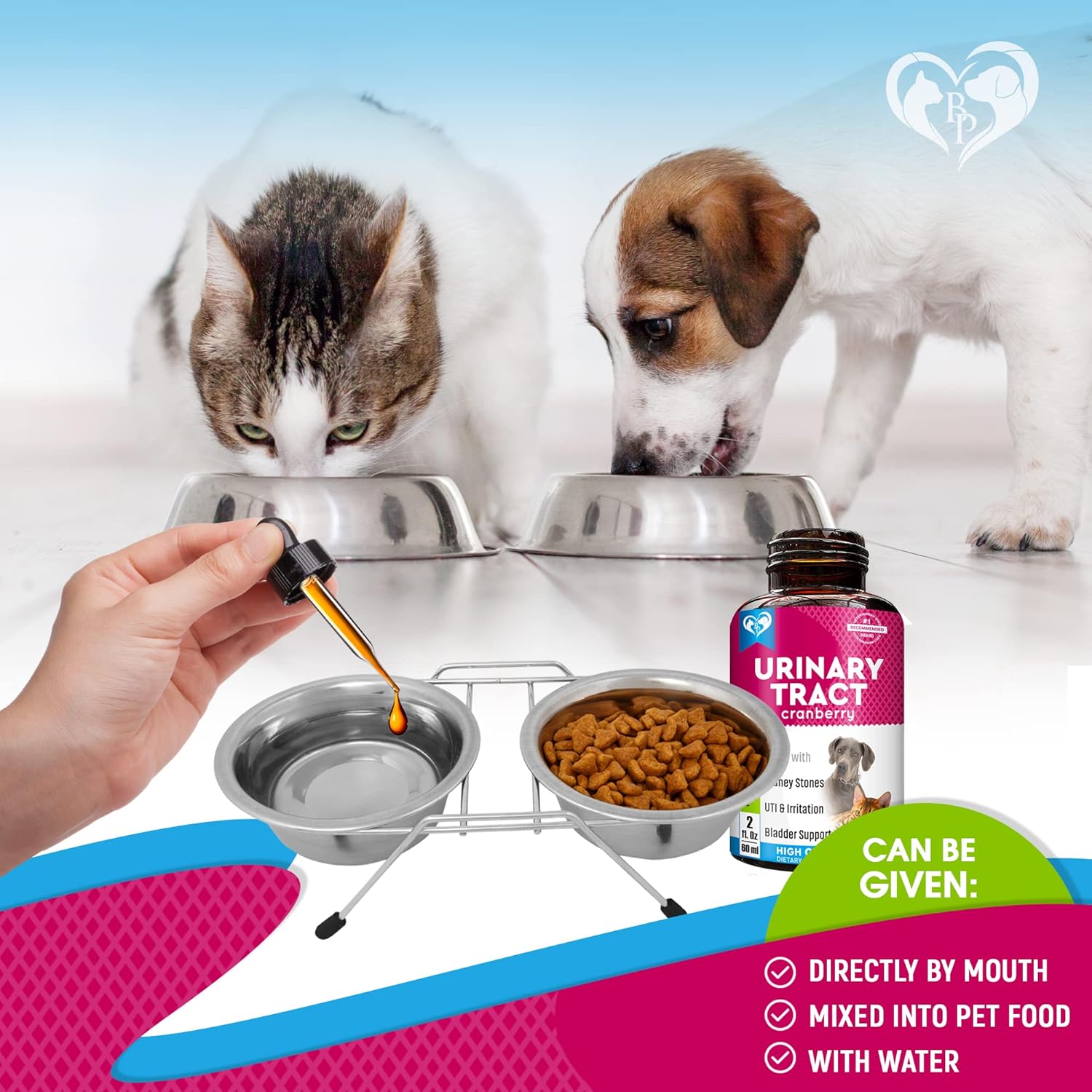 Pet Urinary Tract Infection Treatment with Cranberry - Natural UTI Medicine for Cats & Dogs - Support for Kidney, Bladder, and Renal Health - Prevent Incontinence and Bladder Stones