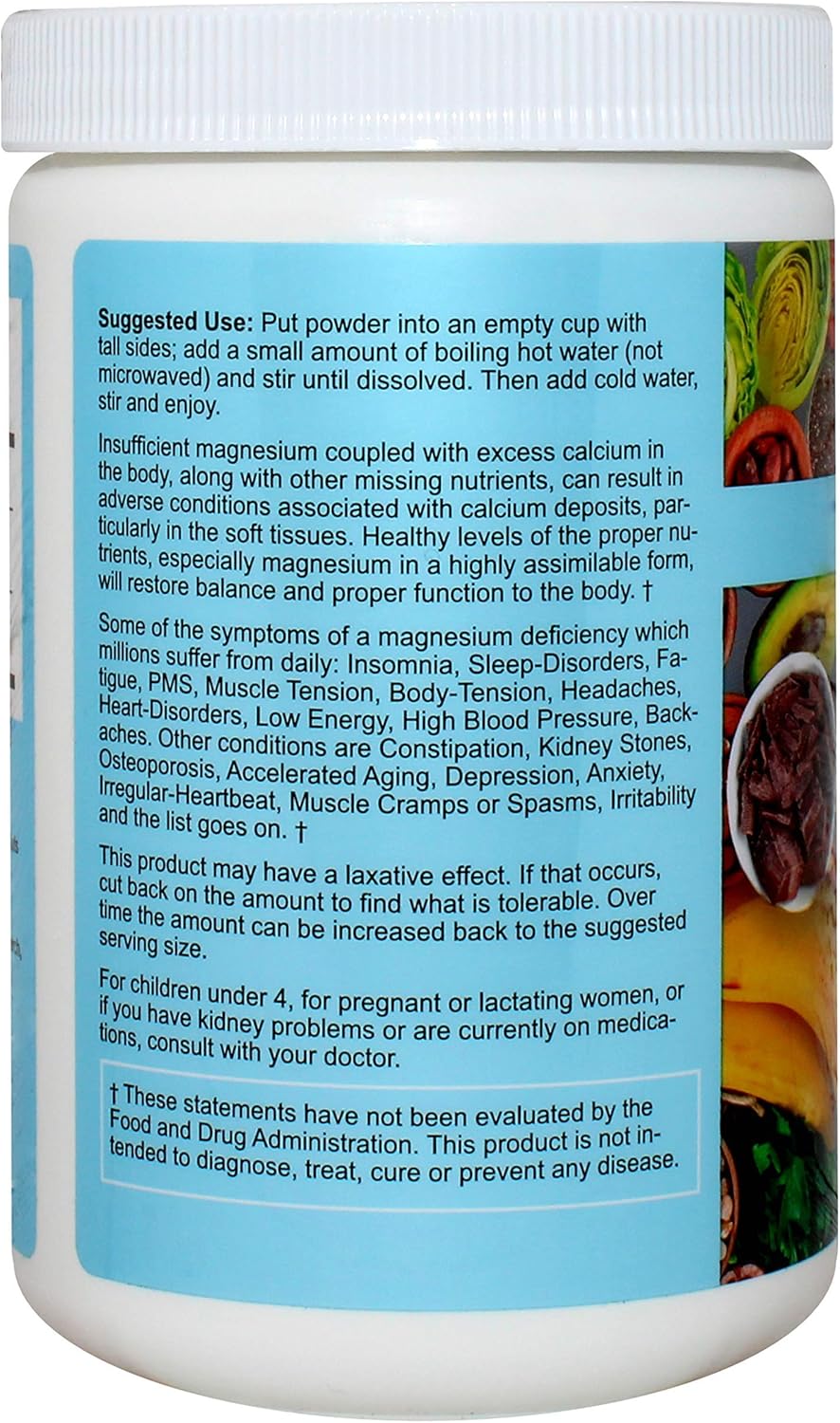 Peter's Choice Magnesium Supreme: Natural Non-GMO Vegan Supplement for Better Sleep and Relaxation - 12oz, 75 Servings