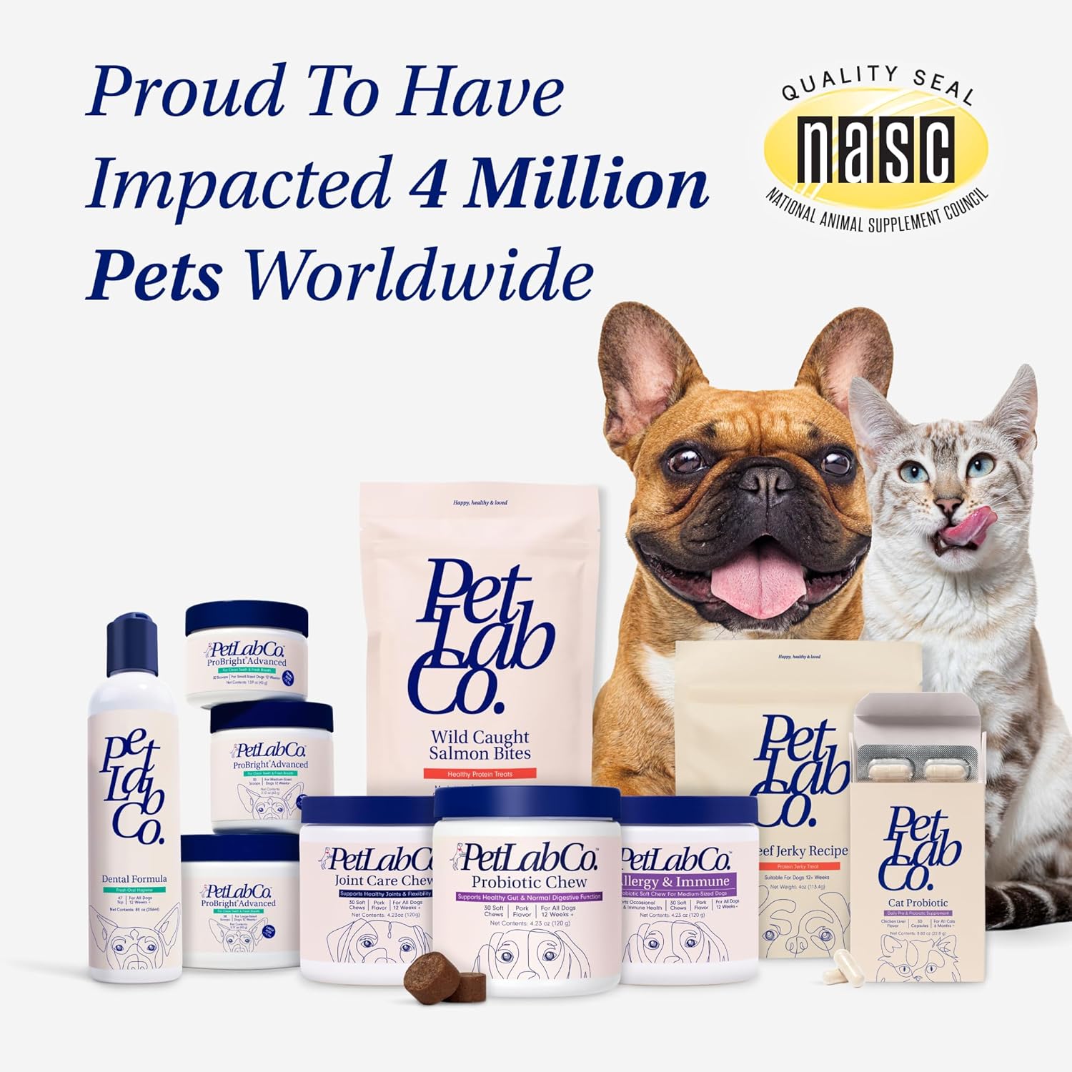 PetLab Co. 22 in 1 Dog Multivitamin - Boost Immune System, Skin, Coat, Joints & Health - Chewable Pork Flavored Supplement with Vitamins & Minerals