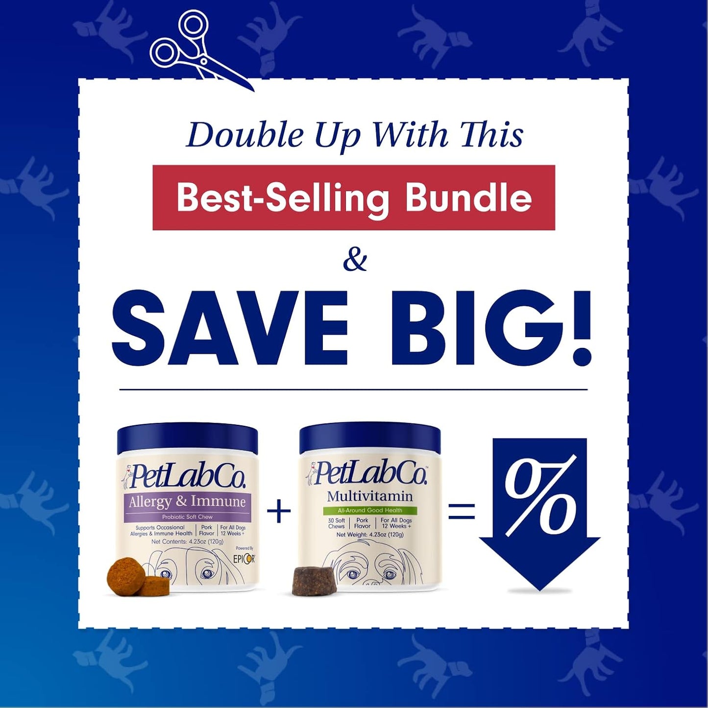 PetLab Co Allergy & Multivitamin Bundle: Daily Support for Dogs with Seasonal Allergies & Overall Health Boost