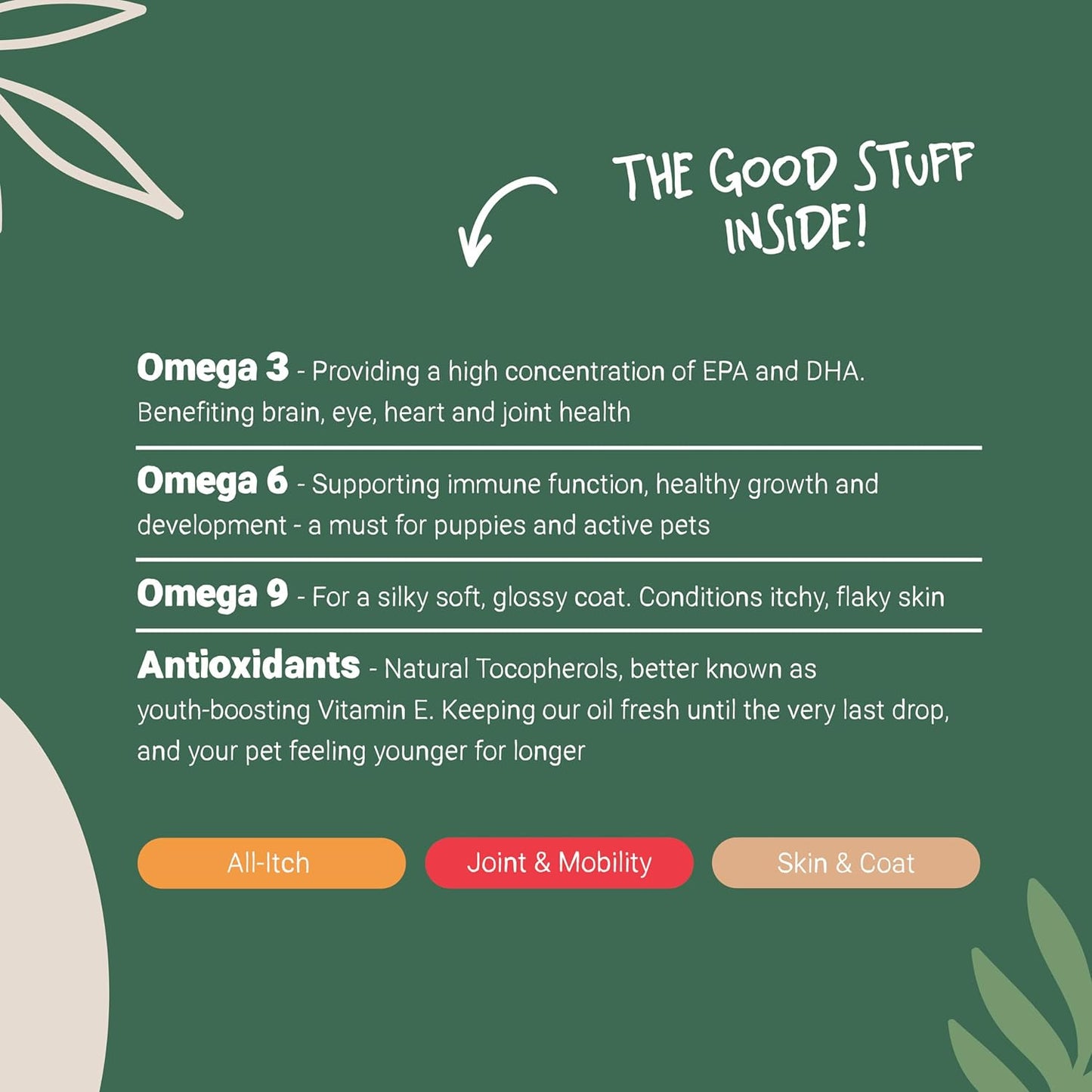 Pets Purest Salmon Oil - 32 Fl Oz - 100% Pure Premium Grade - Natural Omega 3, 6 & 9 Supplement for Dogs, Cats, Horses, Ferrets - Promotes Coat, Skin, Joint, and Brain Health