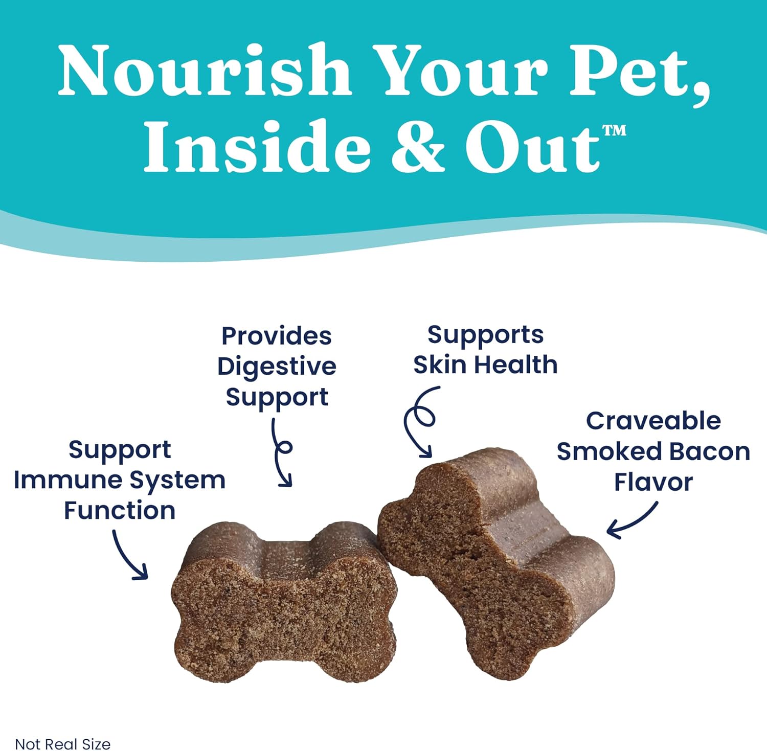 PetVites Solid Gold Multivitamin Chewable Supplement for Dogs - 120 Count - Vitamin C, A, B12, E, Probiotics, Antioxidants - Promotes Immune Health & Digestive Wellness