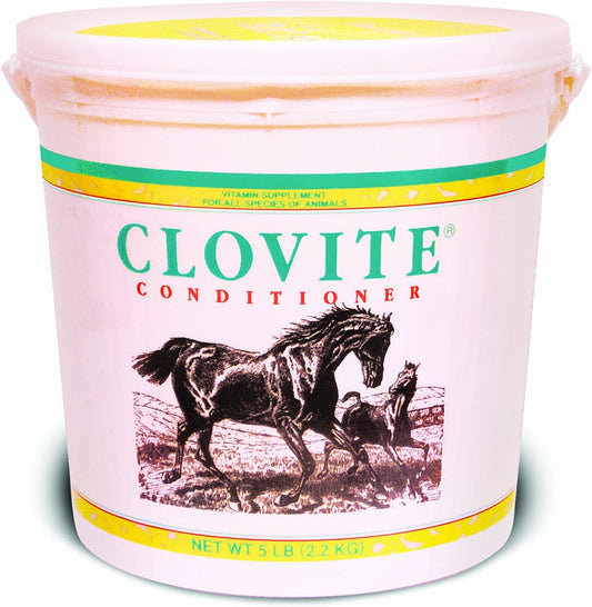 Pfizer Clovite 5 lb Horse Conditioner - Nutrient-Rich Supplement for Optimal Health and Coat Shine