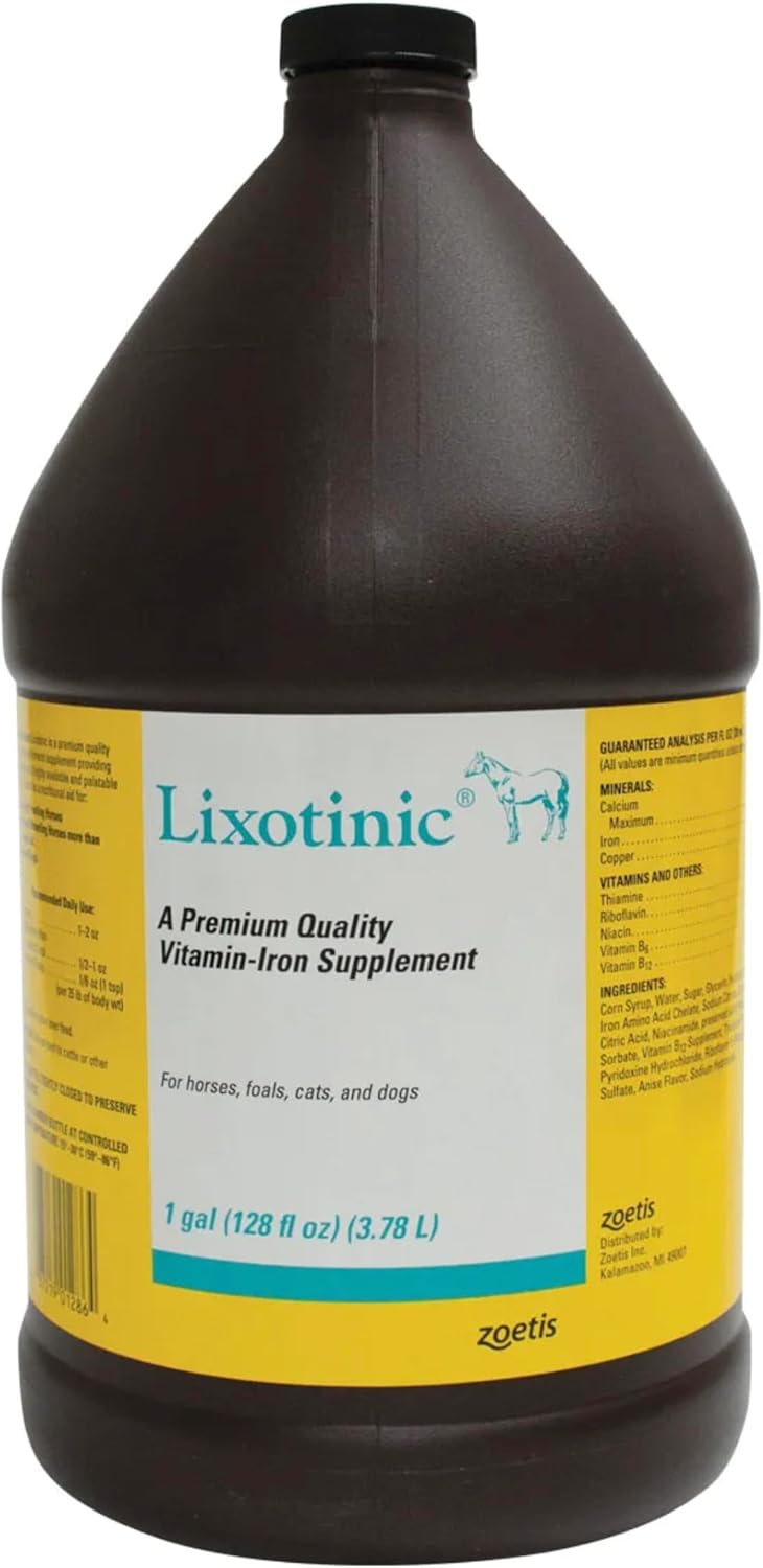 Pfizer Equine Lixotinic: Multi-Vitamin and Mineral Supplement for Horses