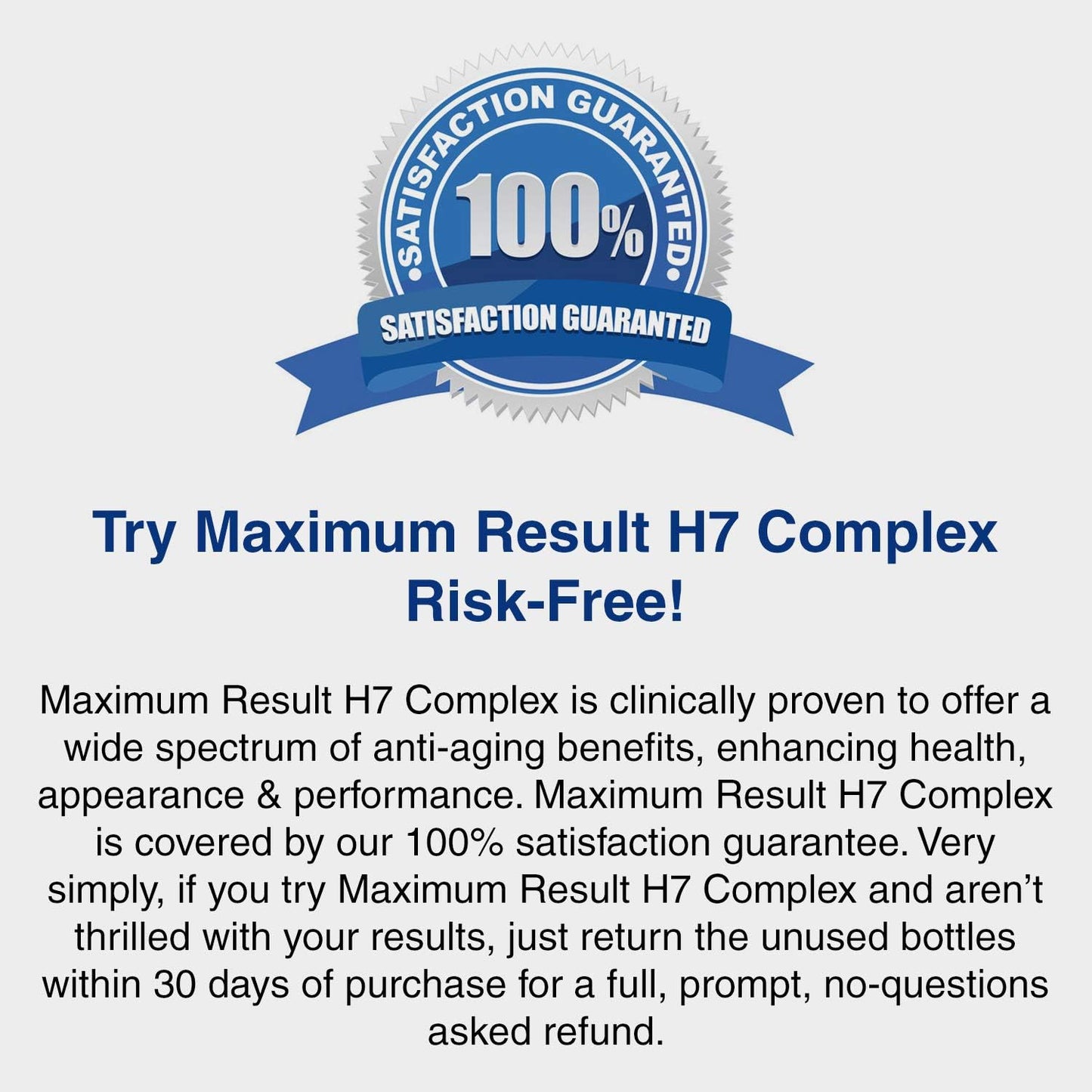 Pharmaceutical Grade H7 Complex: Natural Anti-Aging Formula for Slimming Formula, Energy Boost, and Muscle Tone - 3-Month Supply