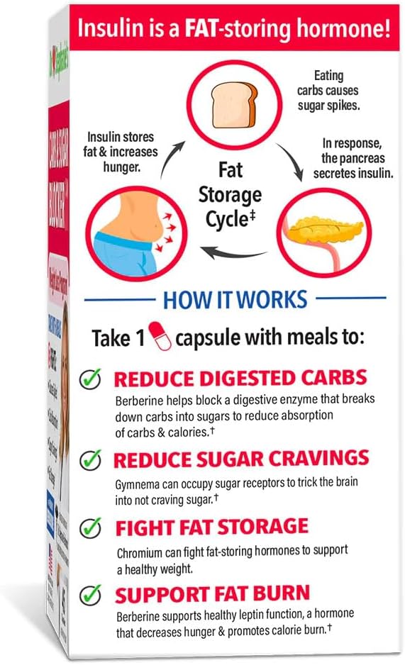 Pharmaganics Dr. Stephanie's Mealtime Carb & Sugar Blocker - 2 Pack, Stimulant-Free Formula to Reduce Carbs & Sugars