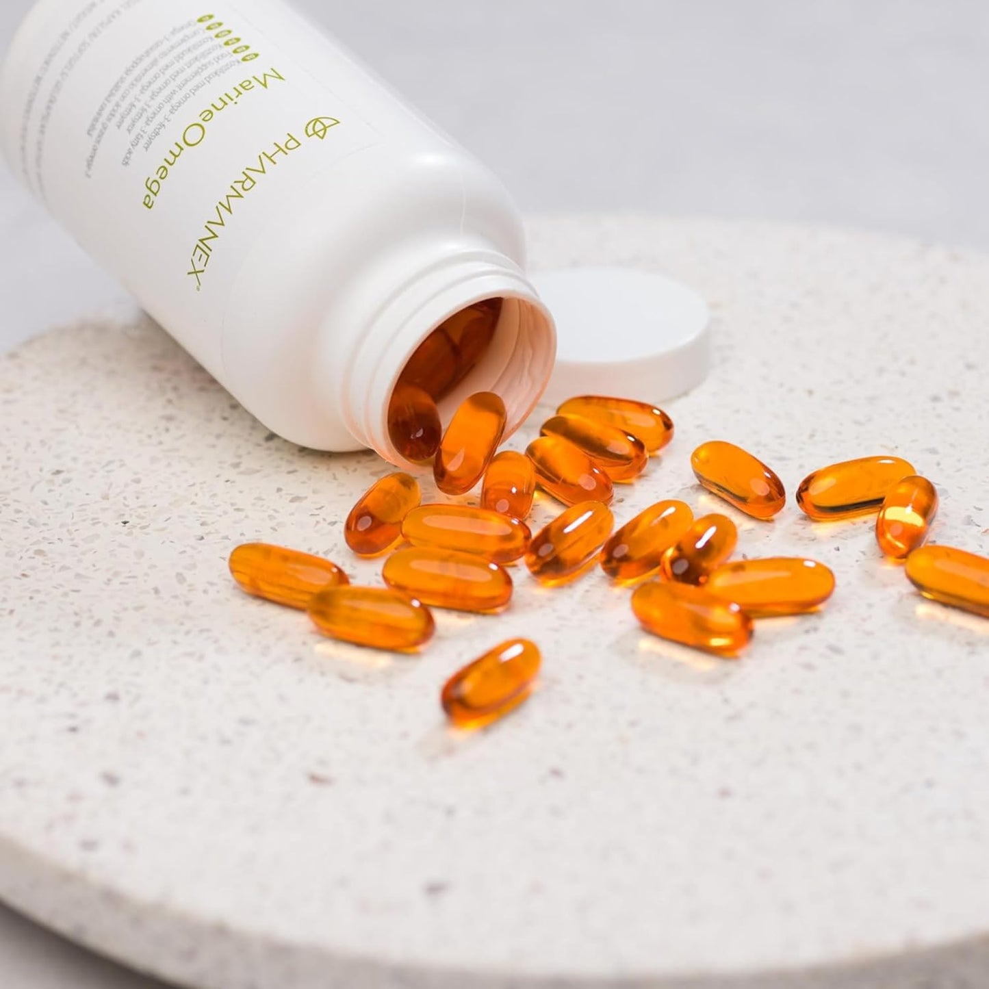 Pharmanex Marine Omega-3 & Krill Oil Supplement, 1200mg DHA & EPA, 120 Softgels, Heart, Brain, Joint, Health Support