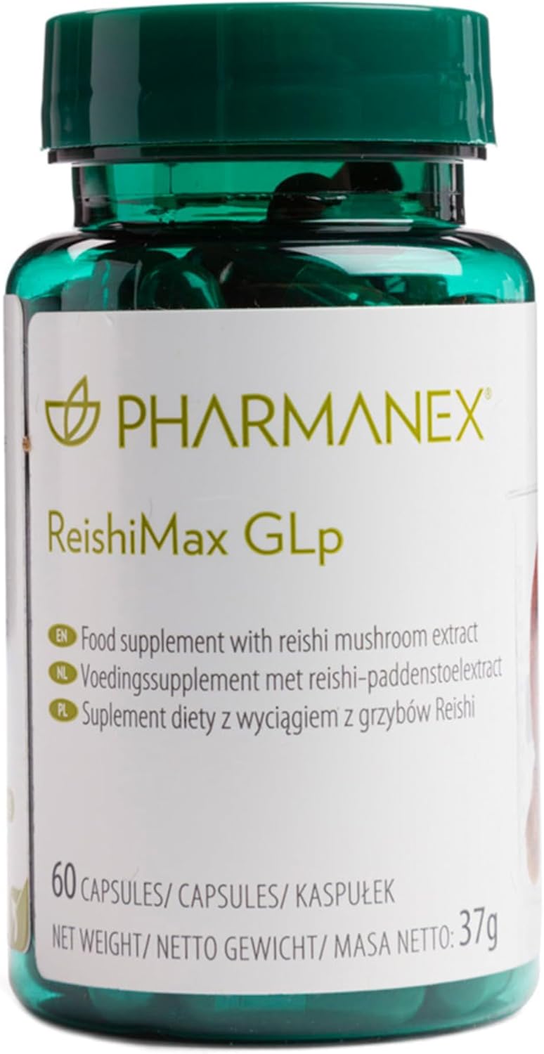 Pharmanex ReishiMax Immune Support Supplement with Red Reishi Mushroom Extract - 60 Capsules to Boost Immune Health, Energy, Vitality, Wellness