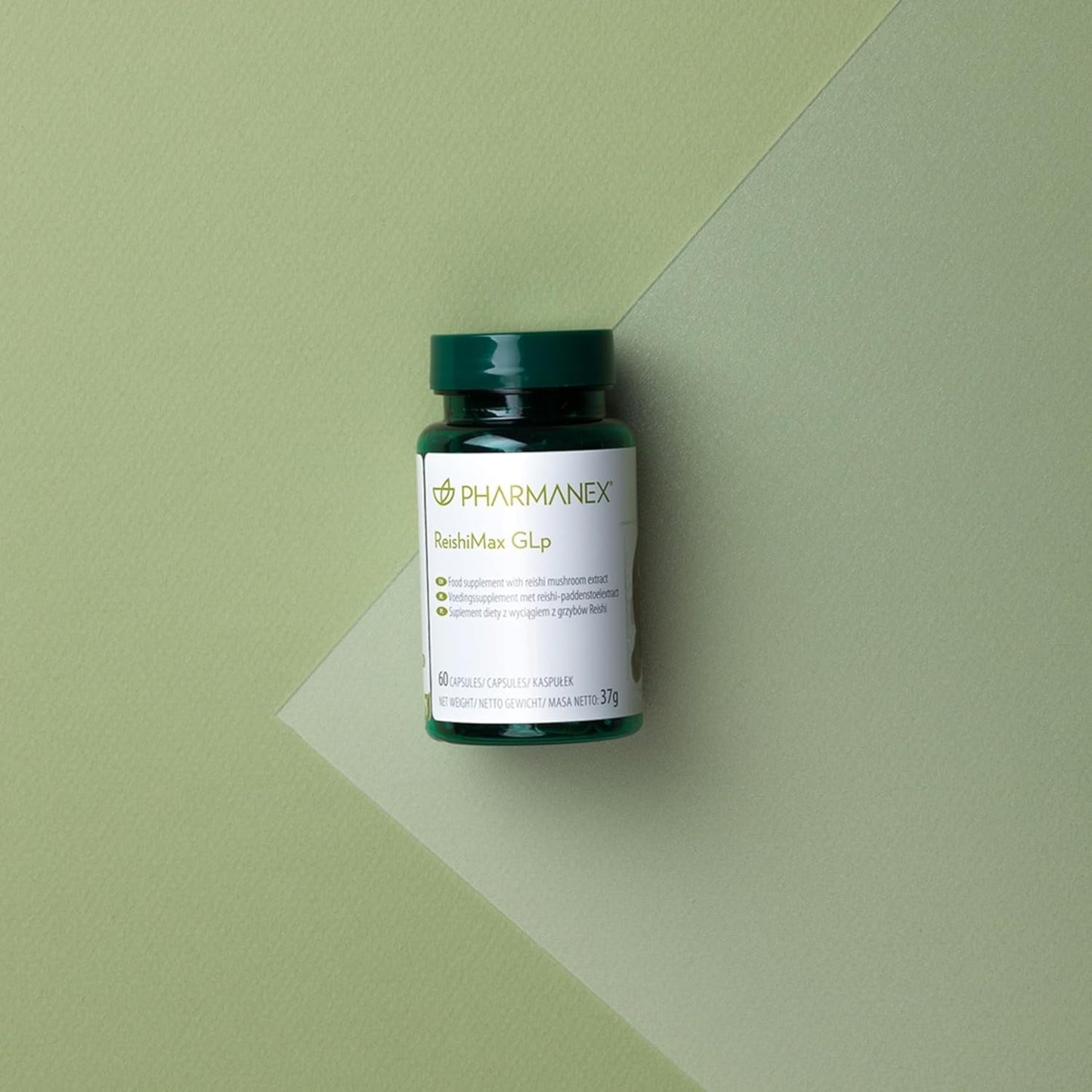 Pharmanex ReishiMax Immune Support Supplement with Red Reishi Mushroom Extract - 60 Capsules to Boost Immune Health, Energy, Vitality, Wellness