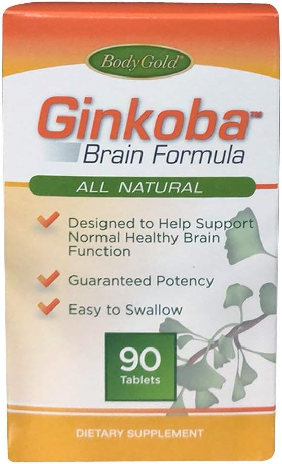 Pharmaton Ginkoba Memory Tablets - 90 Count (Pack of 8) for Natural Health