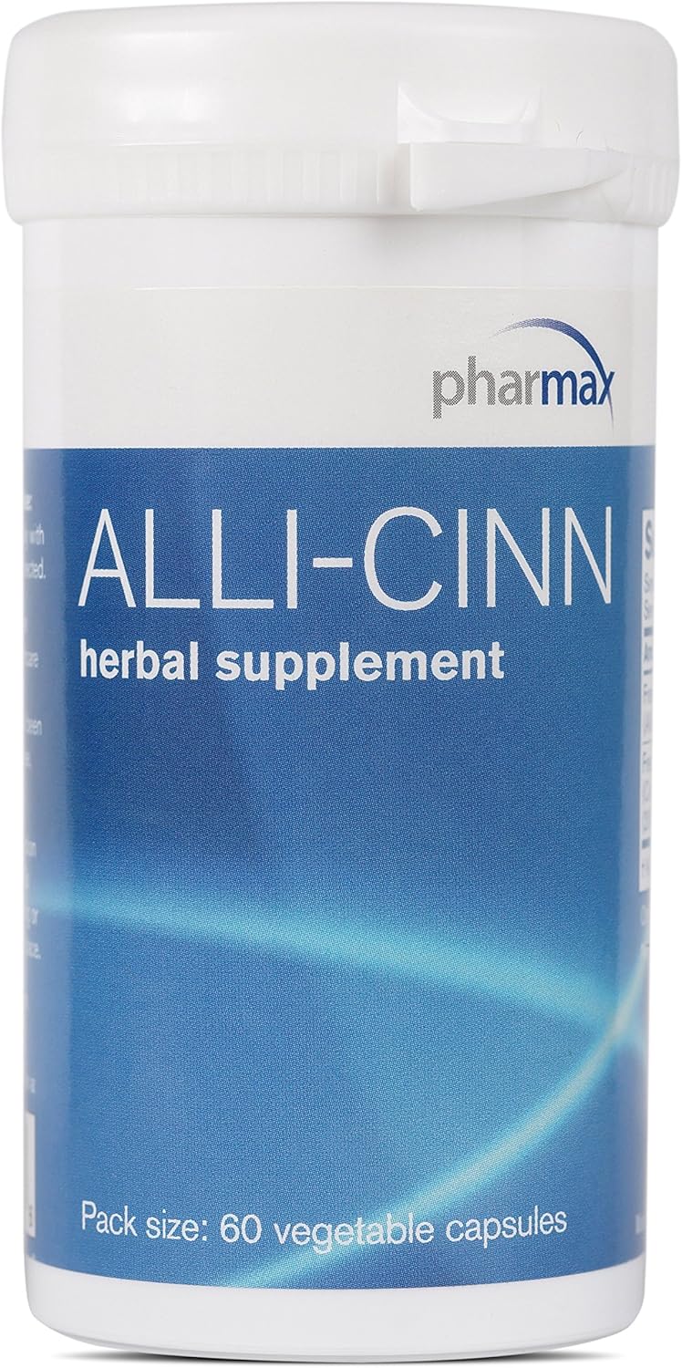 Pharmax Alli-Cinn Capsules for Immunity, Digestion, and Circulation Support - 60 Count