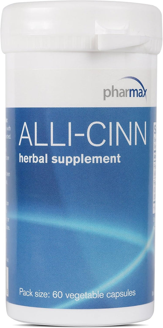 Pharmax Alli-Cinn Capsules for Immunity, Digestion, and Circulation Support - 60 Count