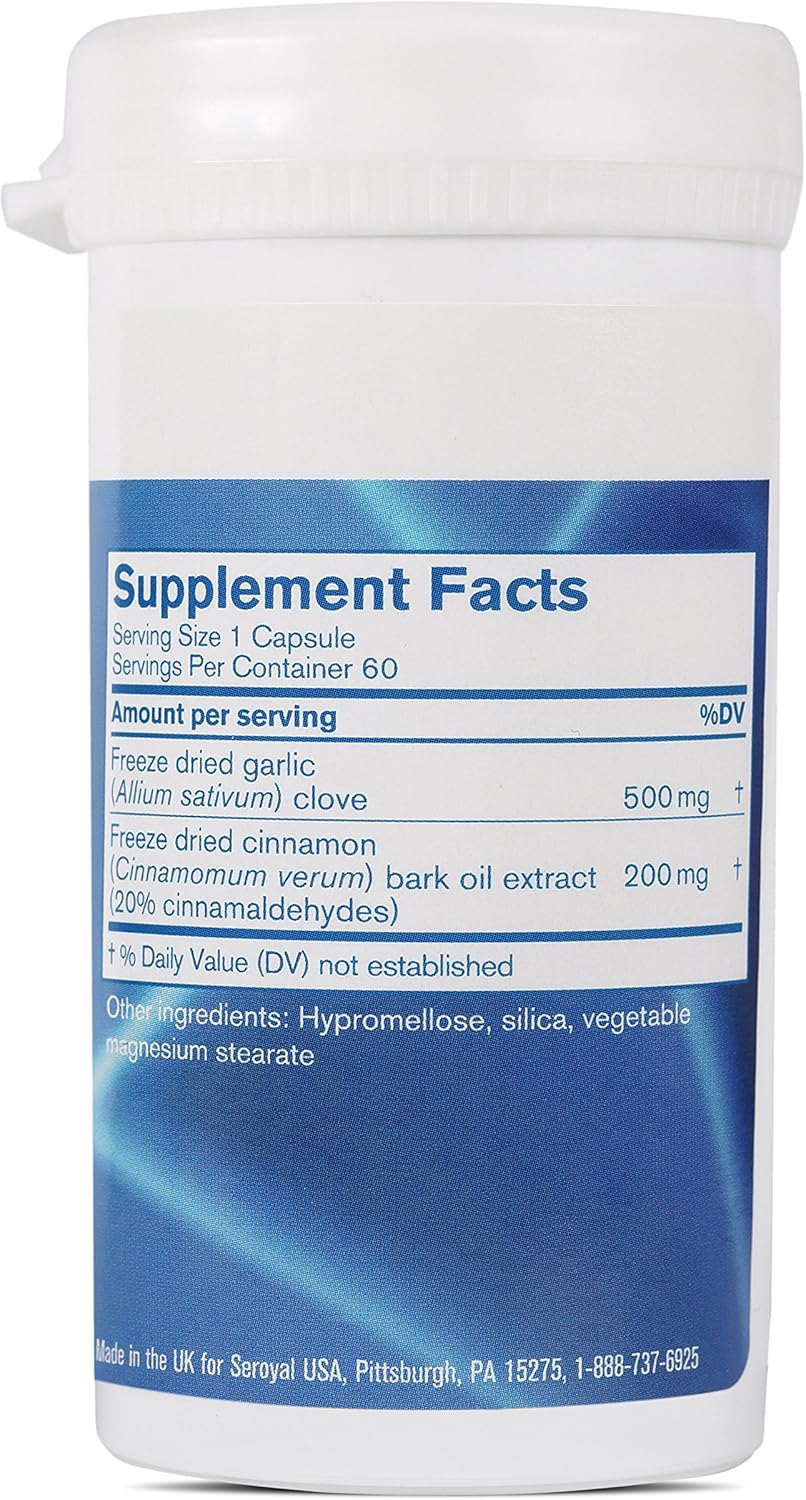 Pharmax Alli-Cinn Capsules for Immunity, Digestion, and Circulation Support - 60 Count