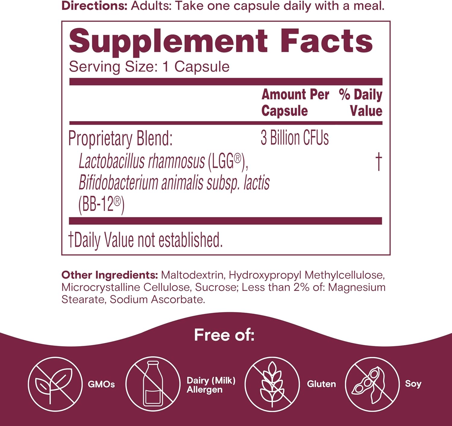 Phillips' Colon Health Probiotic Capsules, 4-in-1 Symptom Defense, 60 Count - Occasional Gas, Bloating, Constipation, Diarrhea