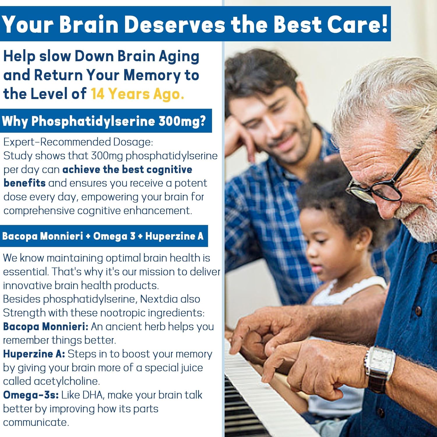 Phosphatidylserine and GABA Gummies Bundle - 240 Count Pack for Stress Relief and Focus Support