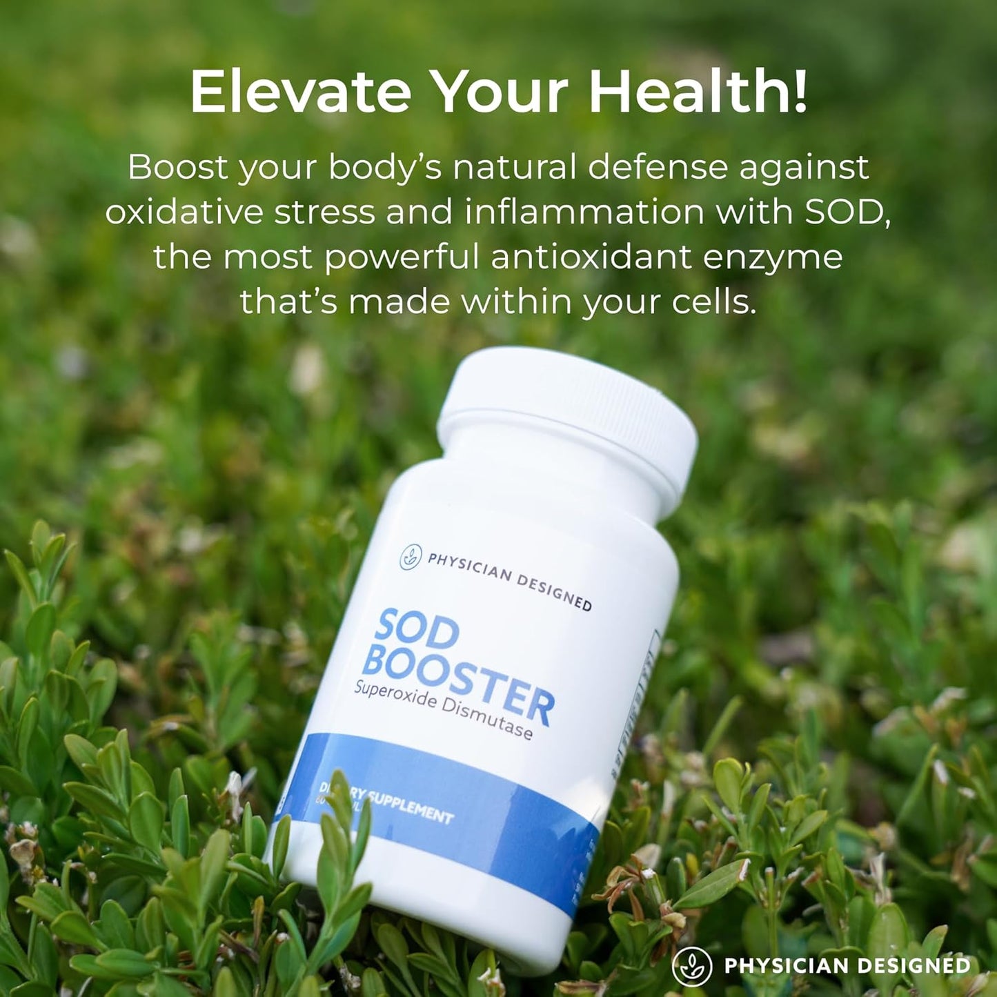 Physician Designed VARS SOD Booster - Antioxidant Supplement with Superoxide Dismutase | 60 Capsules
