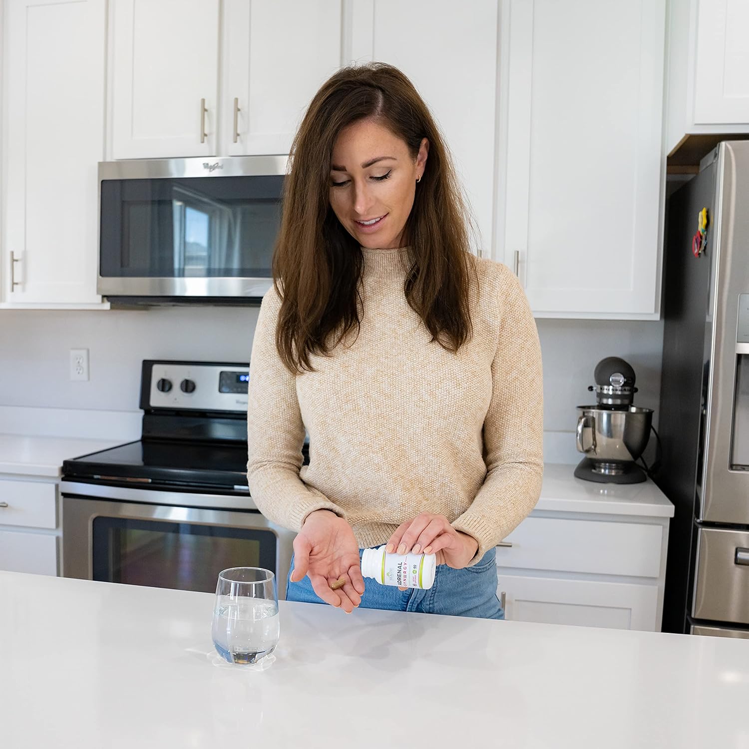 Physician Formulated Adrenal Syn3rgy Supplement with Ashwagandha, Holy Basil, Rhodiola - 60 Capsules for Optimal Health