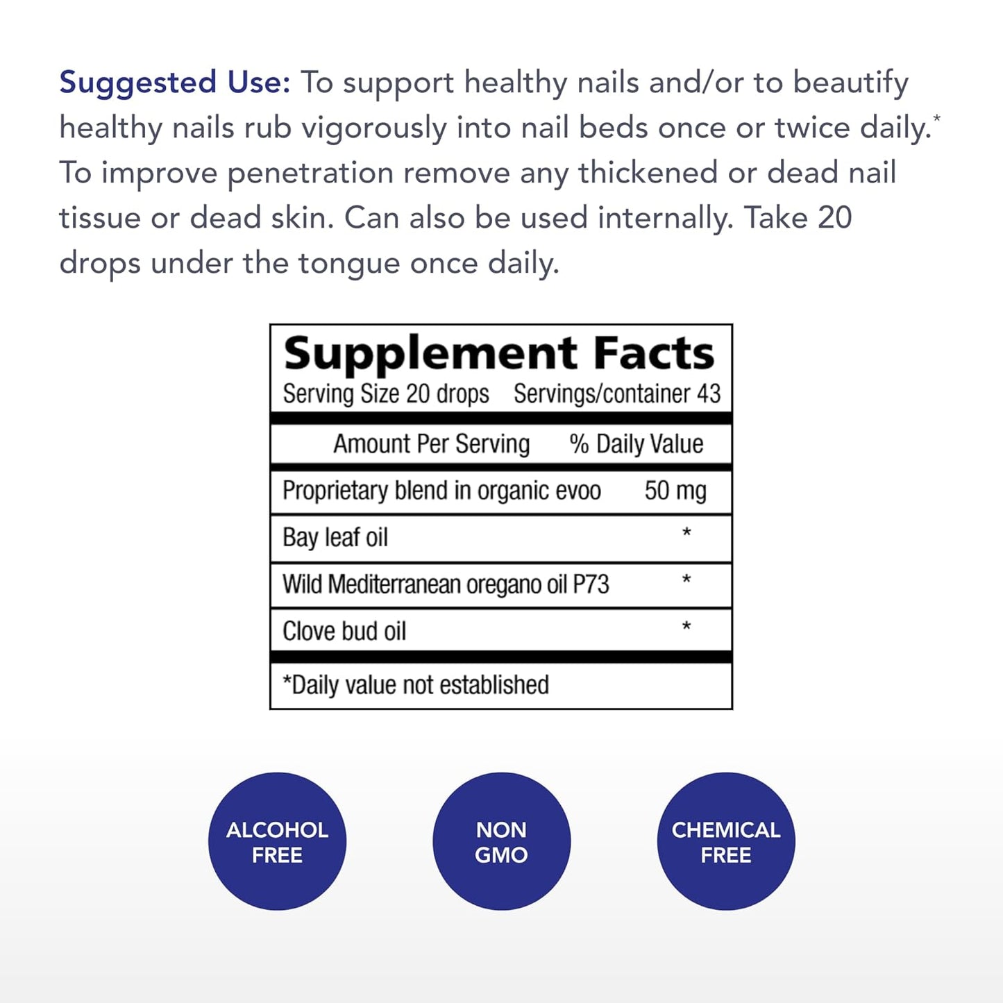 Physician's Strength Nail-EX for Healthy Nails & Skin - Toenail & Fingernail Formula - 1 fl oz, 43 Servings