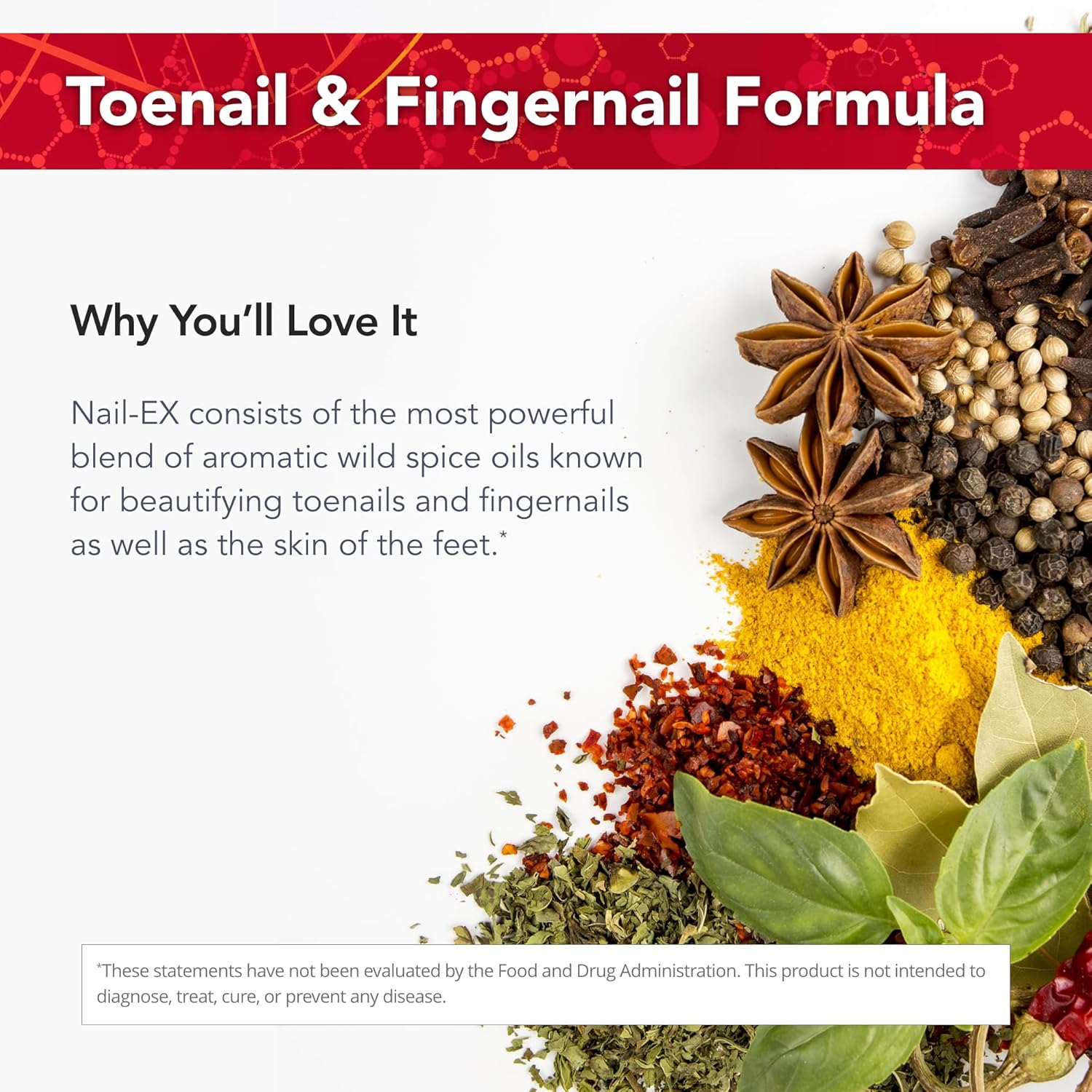 Physician's Strength Nail-EX for Healthy Nails & Skin - Toenail & Fingernail Formula - 1 fl oz, 43 Servings