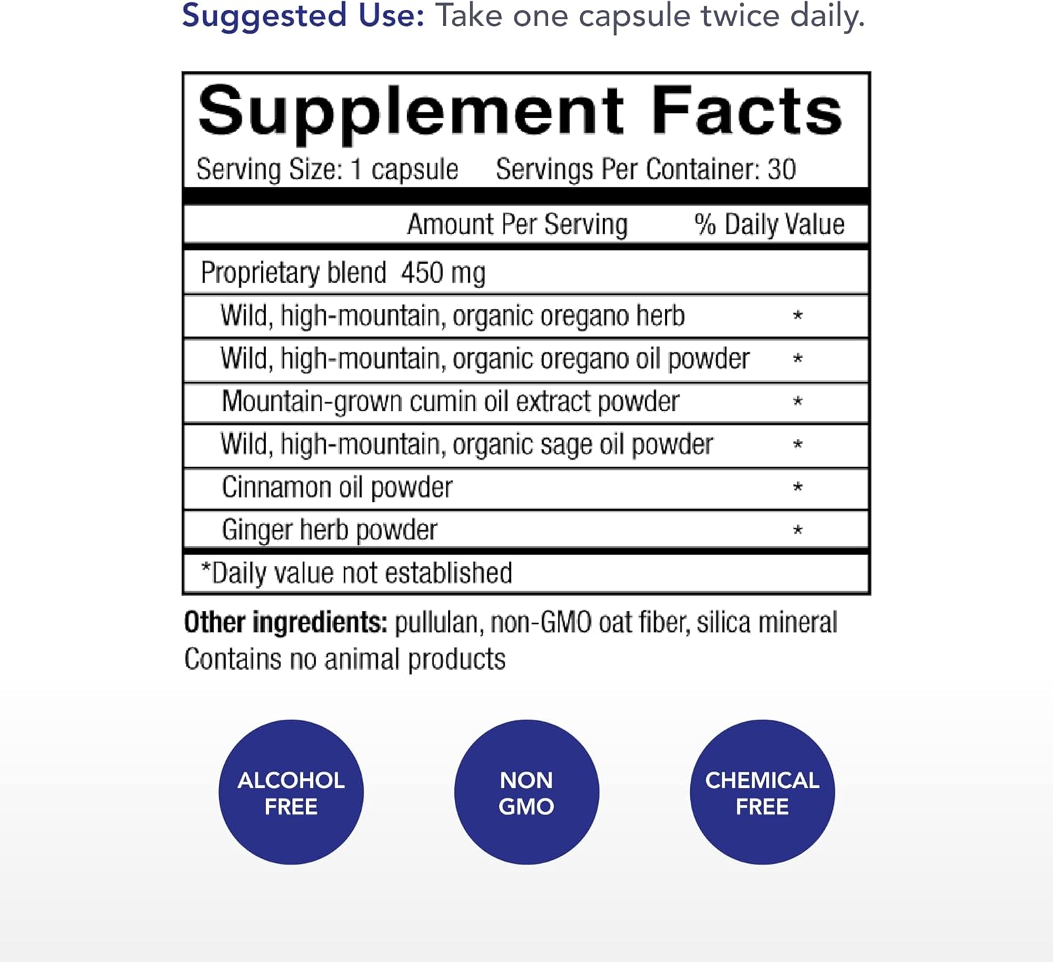 Physician's Strength Oregacillin Capsules - Spice Extract Blend for Respiratory Health - 30 Servings