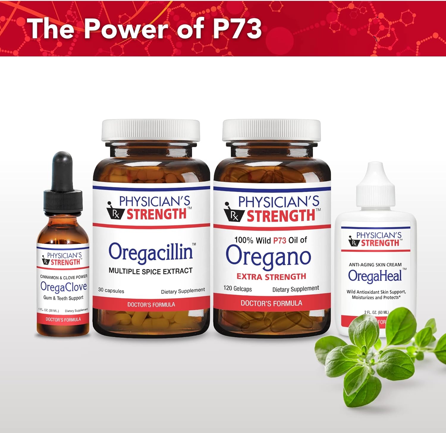 Physician's Strength Oregacillin Capsules - Spice Extract Blend for Respiratory Health - 30 Servings