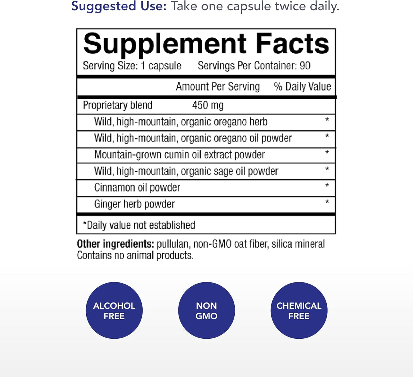 Physician's Strength Oregacillin Capsules - Supports Respiratory Health - 90 Servings - Spice Extract Blend