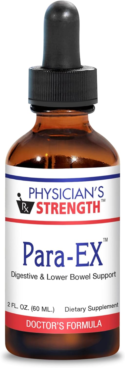 Physician's Strength para-EX: Digestive and Lower Bowel Support Supplement, 2 fl oz - 86 Servings