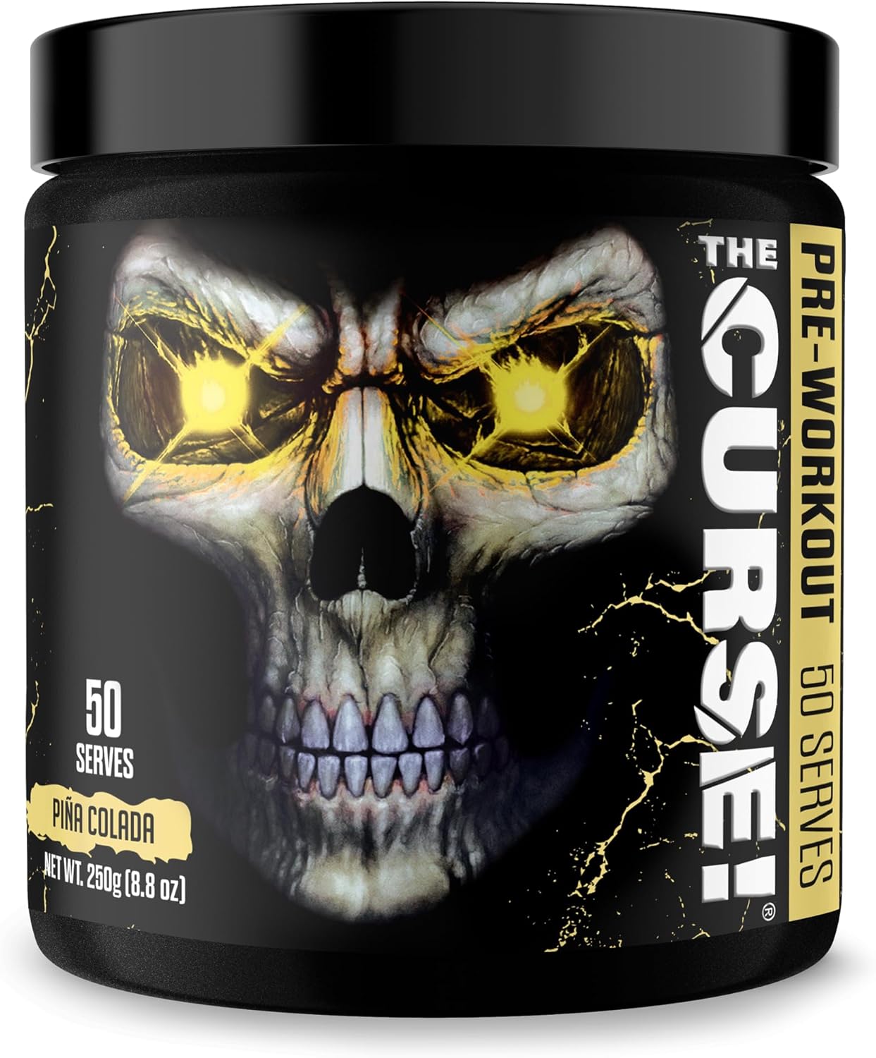 Pina Colada Pre Workout Powder - Boost Strength, Energy & Focus for Men & Women with Caffeine, Beta-Alanine, Creatine & L-Citrulline - 50 Servings