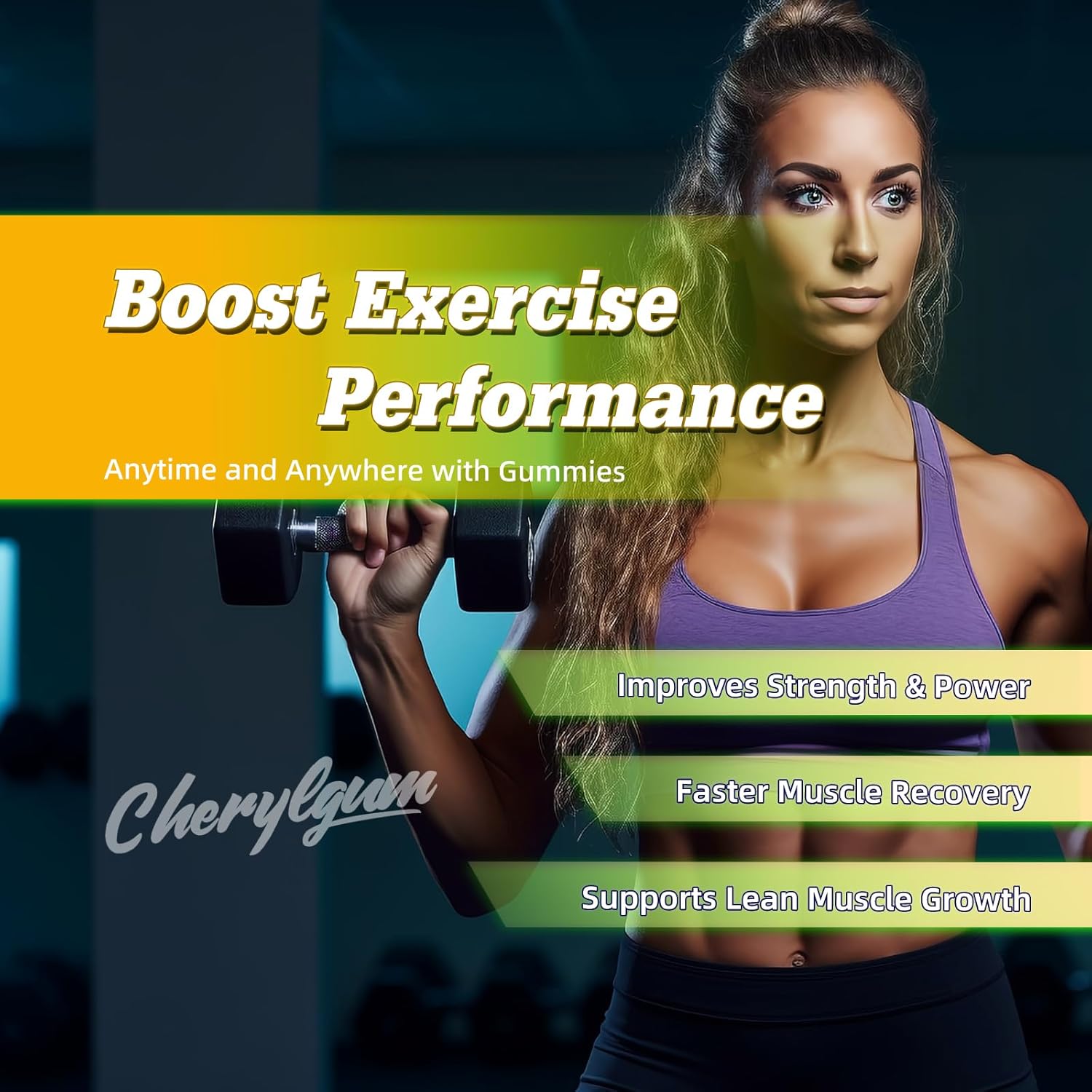 Pineapple EAA Gummies - 120 Gummies, 7400mg Essential Amino Acids, Non-GMO, Gluten Free, Vegetarian