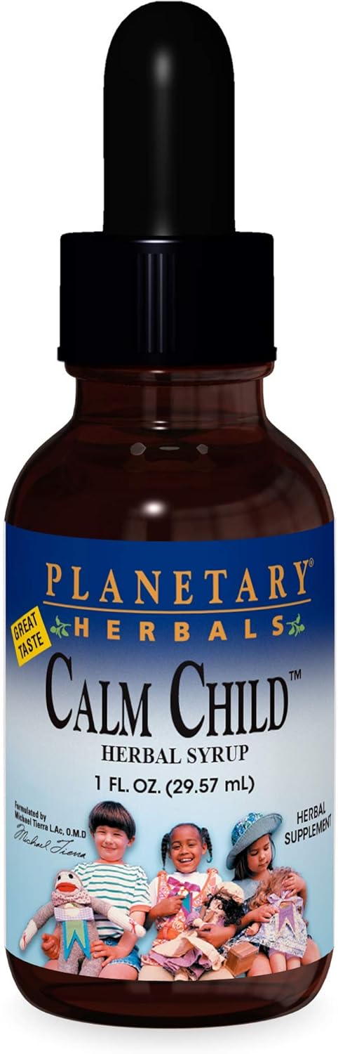 Planetary Herbals Calm Child Liquid Extract - Supports Calm & Focused Attention - 1 fl oz