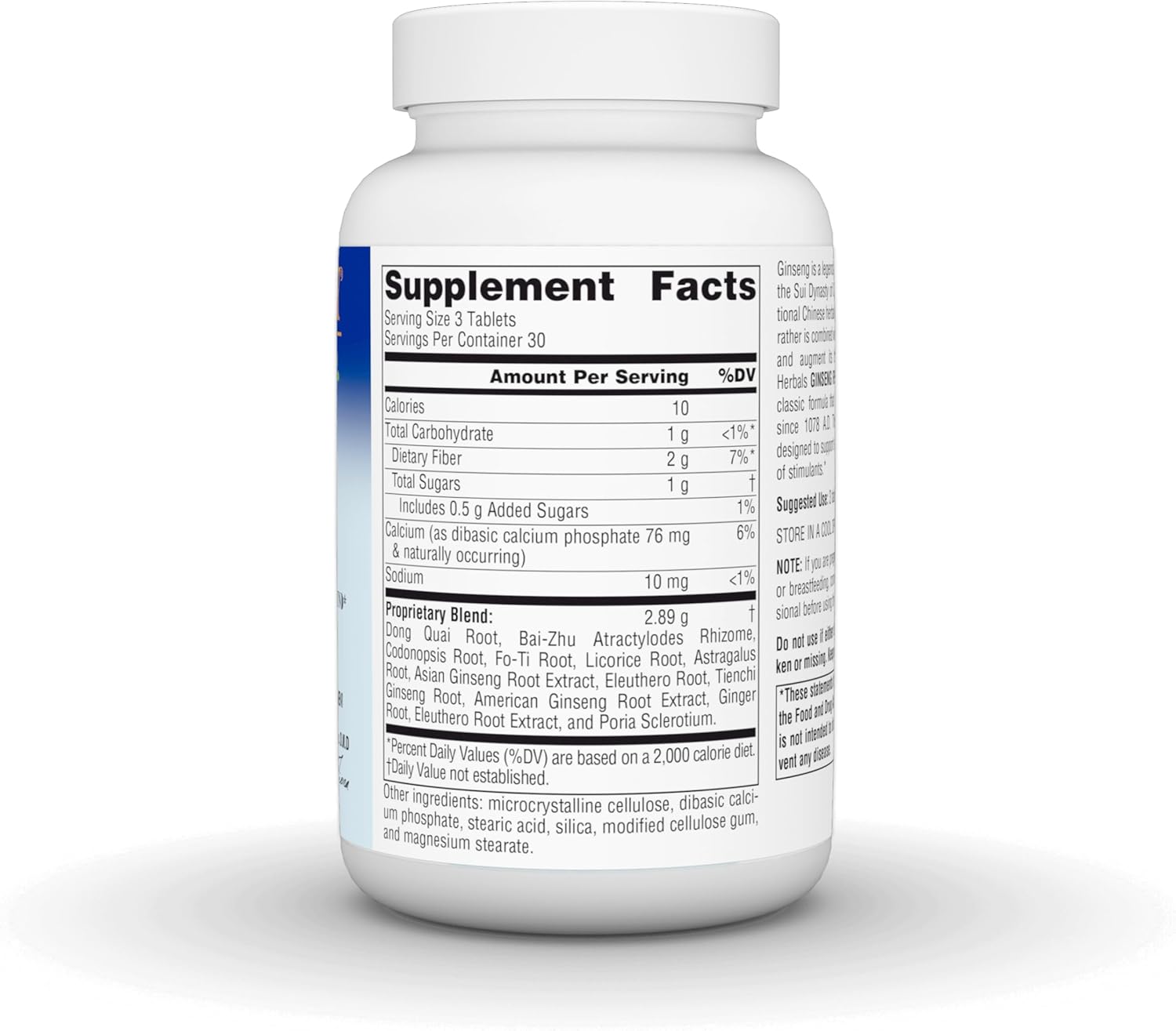 Planetary Herbals Ginseng Revitalizer Tablets - Classic Chinese Energizing Compound, 964 mg - 90 Count