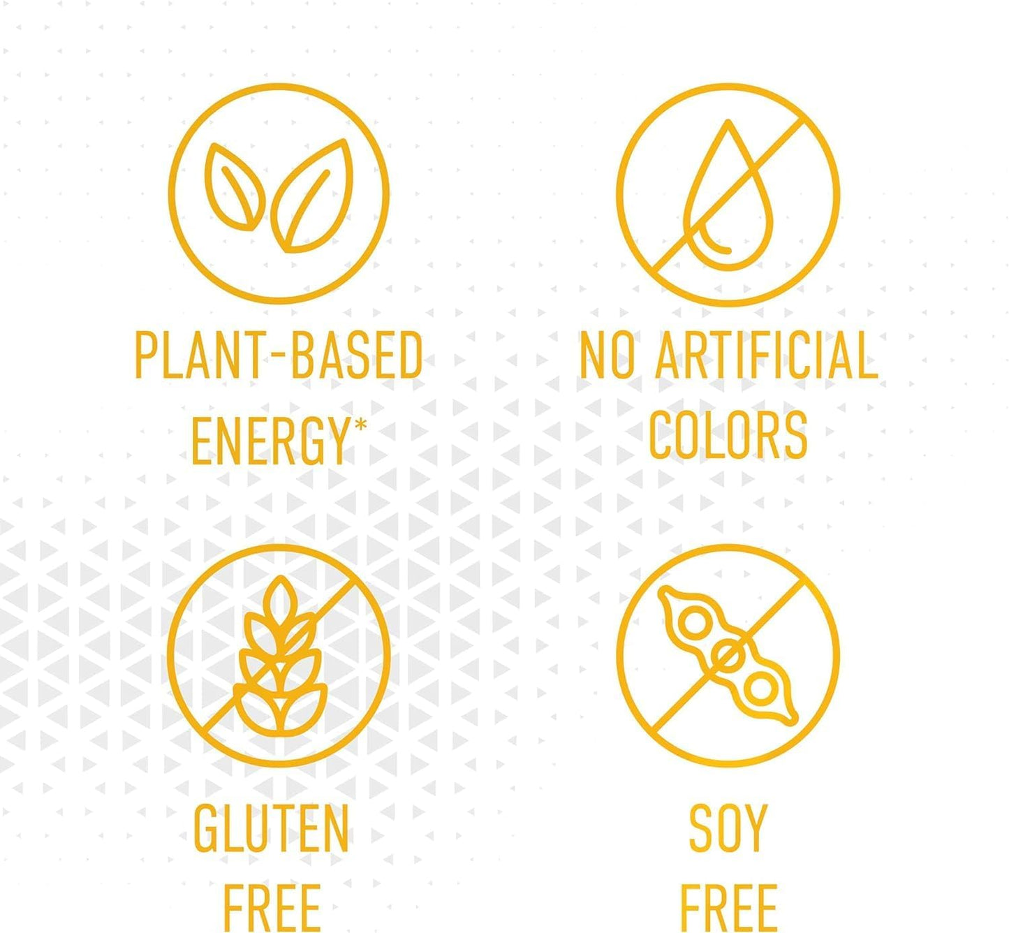 Plant-Based Caffeine Chews for Long Lasting Energy Boost - GummiShot Energy Gummies, Tropical Flavor (15ct)