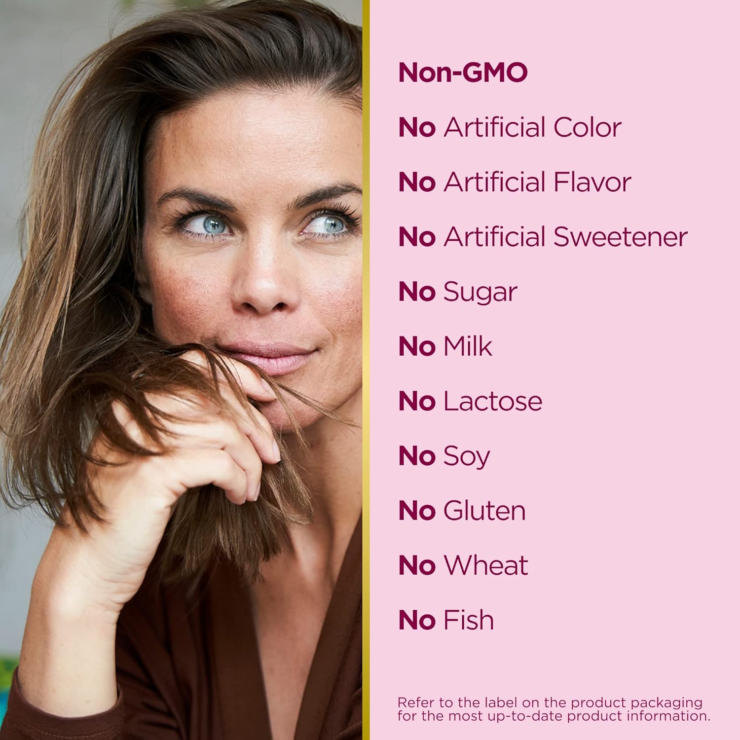 Plant-Based Chocolate Protein Shake Mix with Fiber and Vitamins by Nature's Bounty Optimal Solutions