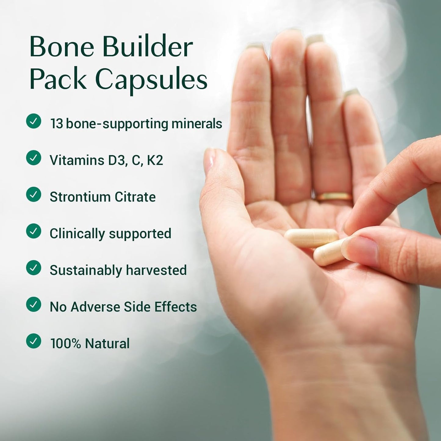 Plant-Based Collagen & Bone Support Bundle with AlgaeCal, Verisol, Fortibone, Fortigel, D3, K2, Magnesium, and 16 Nutrients for Beauty & Bone Health