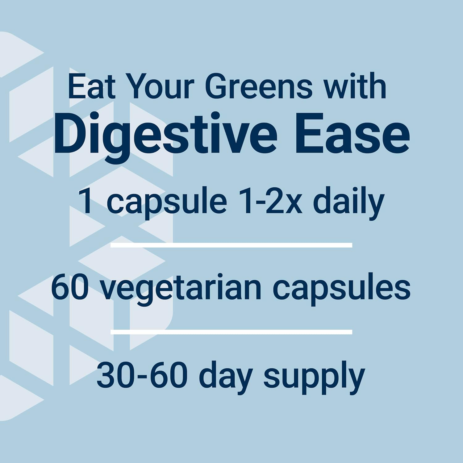 Plant-Based Digestive Health Formula with Probiotics & Enzymes - Non-GMO GI Balance Support - Vegetarian Capsules - 60 Count