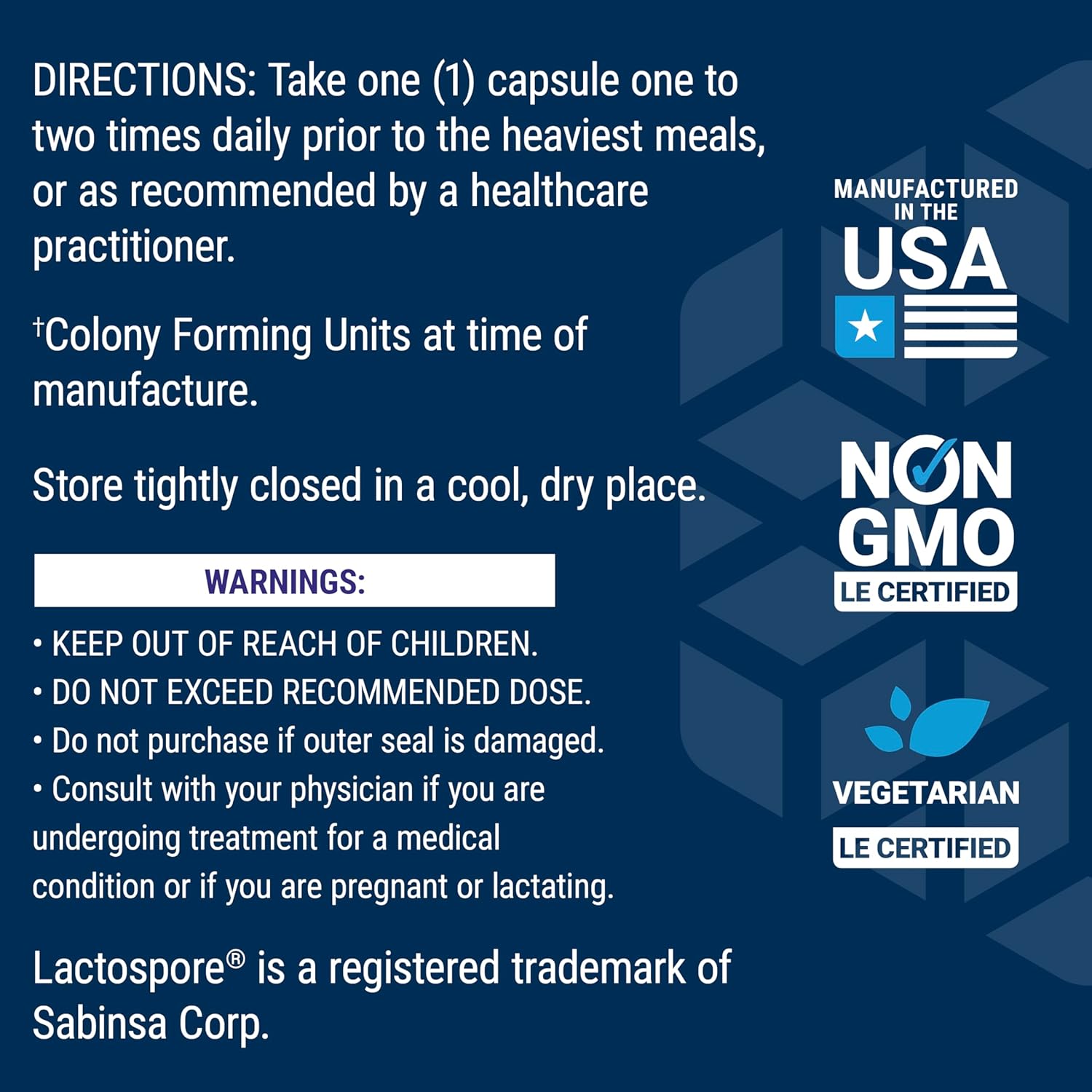 Plant-Based Digestive Health Formula with Probiotics & Enzymes - Non-GMO GI Balance Support - Vegetarian Capsules - 60 Count