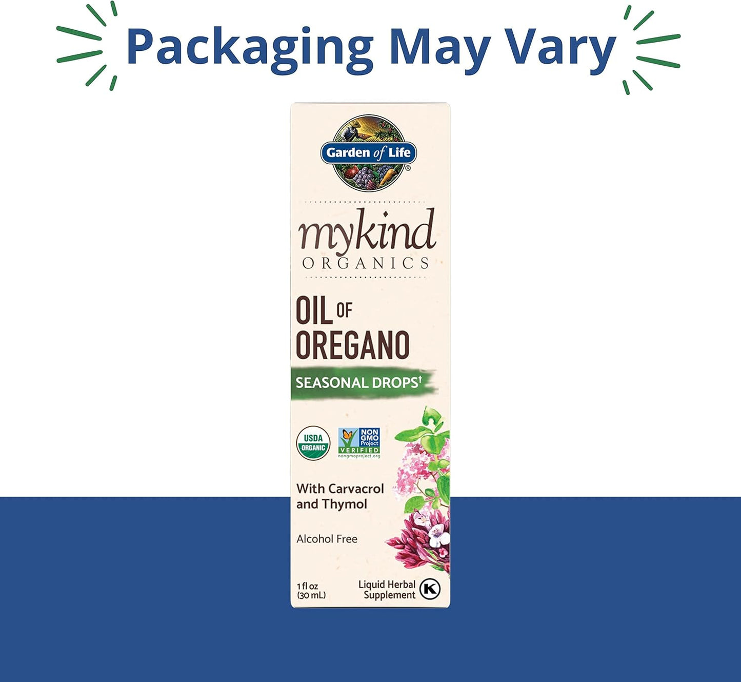 Plant-Based Elderberry Immune Syrup & Oil of Oregano Seasonal Drops Combo - 6.59 fl oz & 1 fl oz Liquid