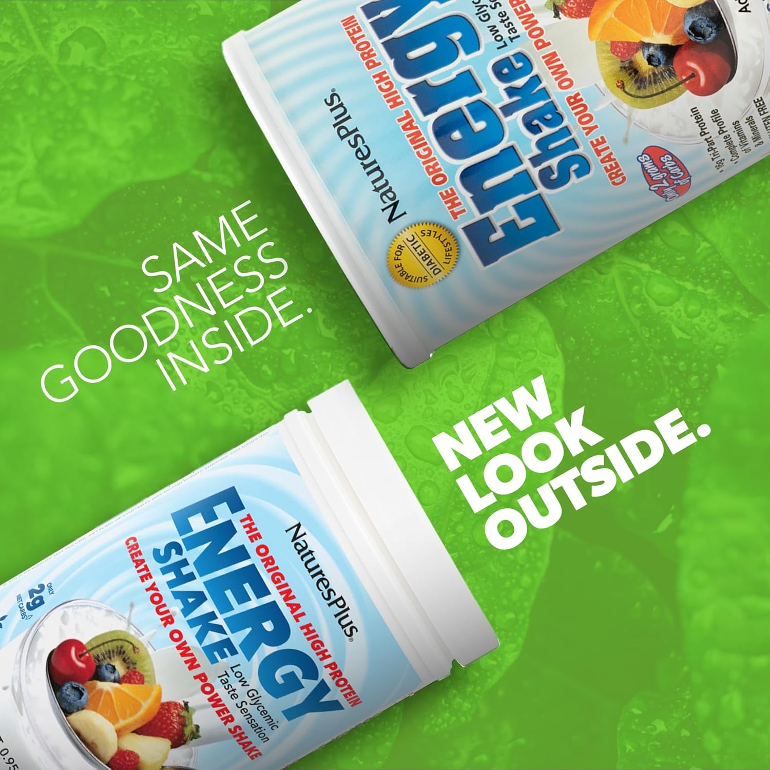 Plant-Based Energy Shake with 16g Protein, Digestion-Supporting Enzymes, Non-GMO - 0.95 lb, 16 Servings