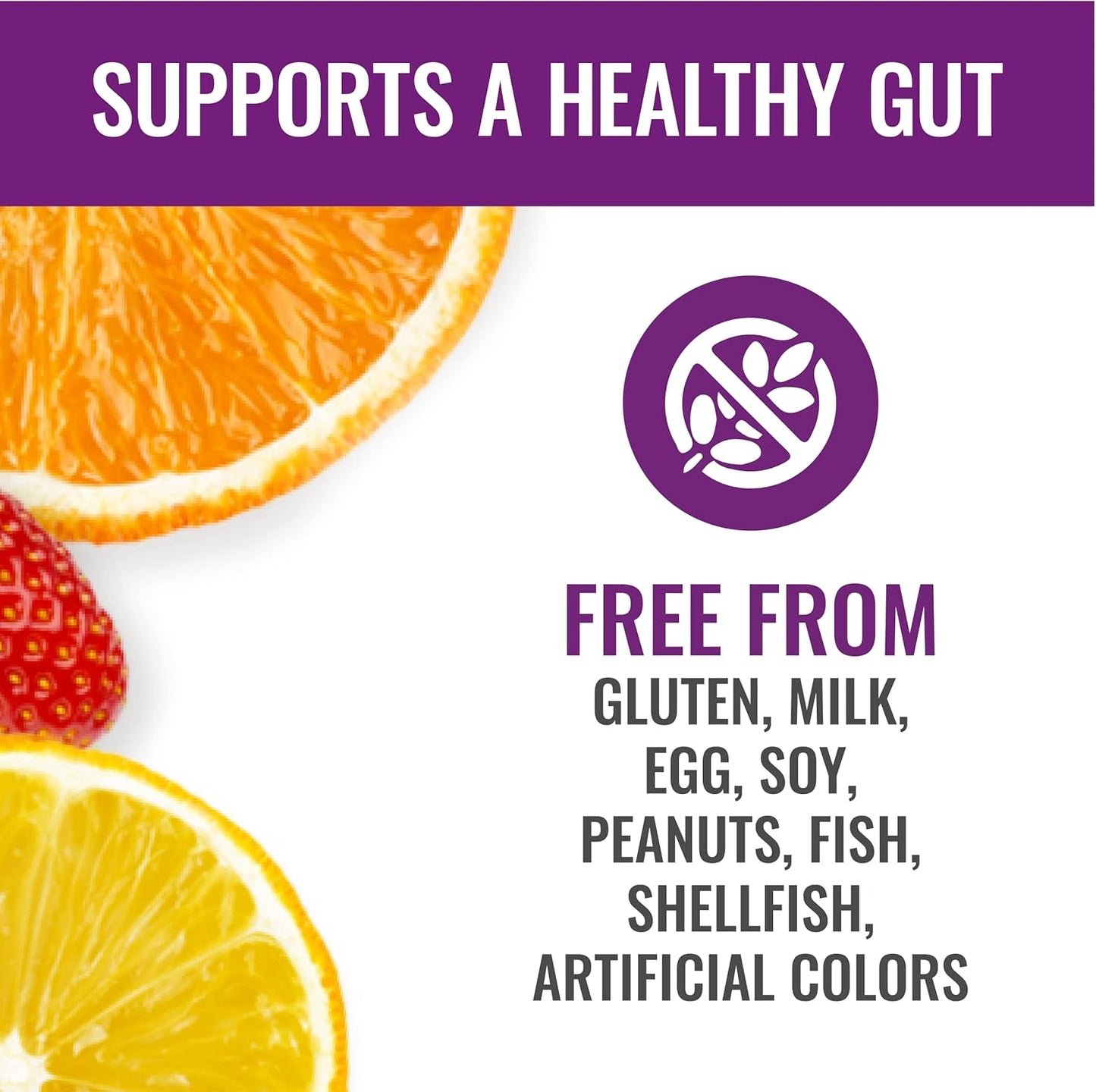 Plant Based Fiber Gummies for Digestive Health | Prebiotic Inulin Supplement | Gluten Free & Non-GMO | 90 Count