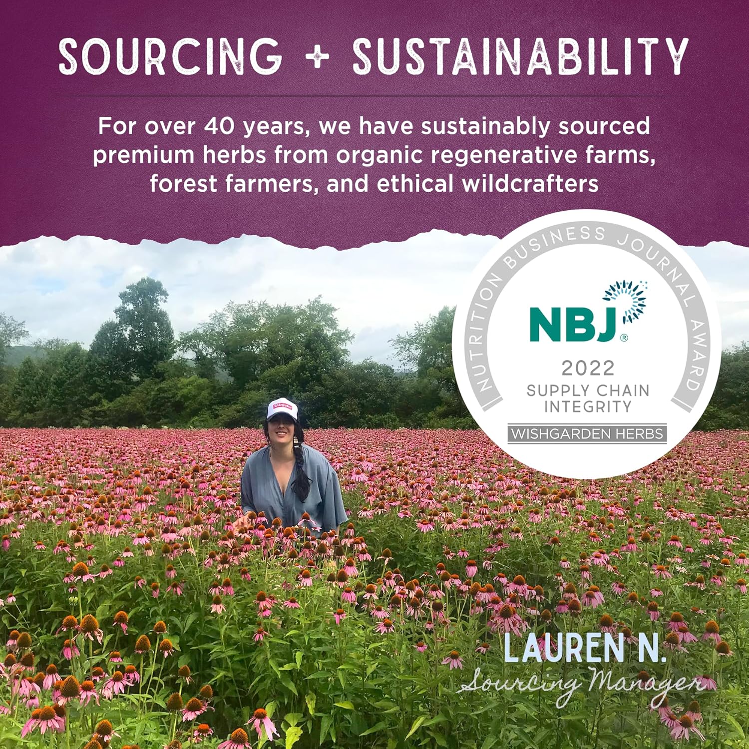 Plant-Based Hormone Support Supplement for Menstrual Cycle & PMS - WishGarden Herbs Cycle Harmony with Vitex & Wild Yam - 4oz