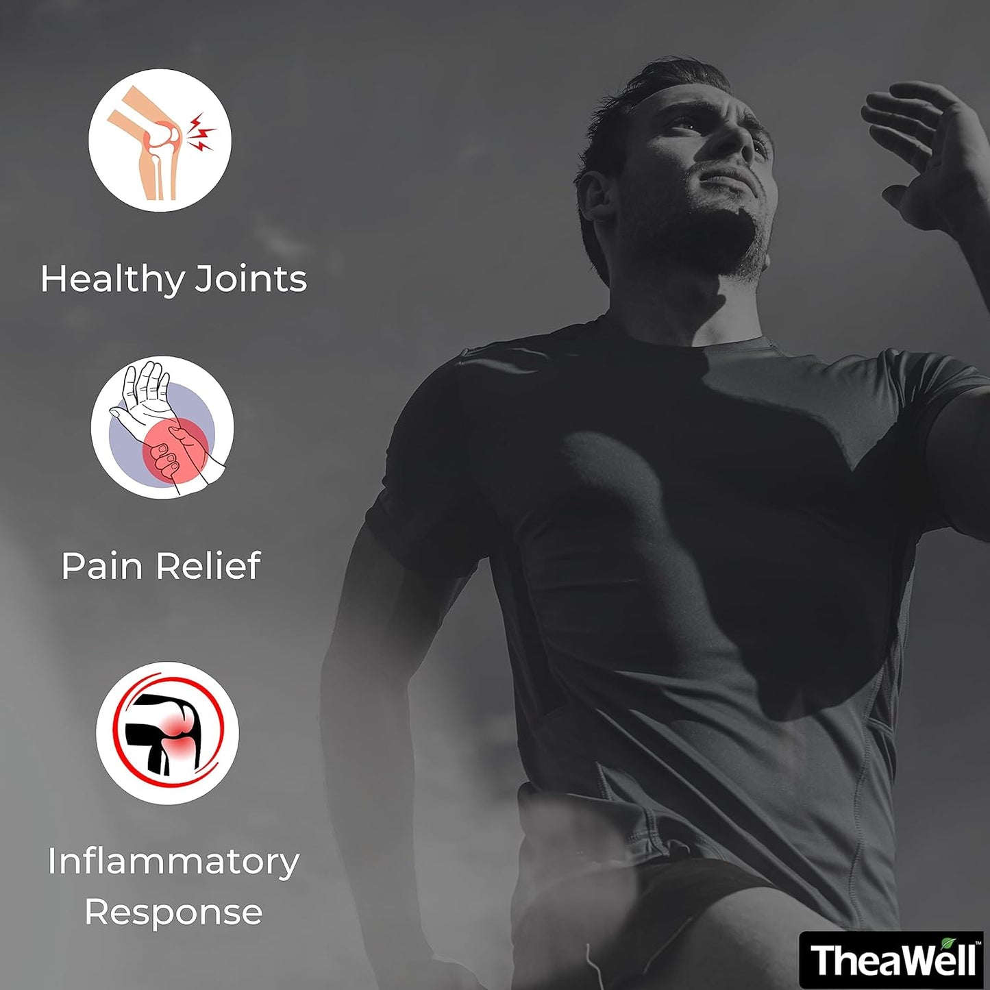 Plant-Based Joint Support Supplement with Turmeric Curcumin, Chlorella, & Spirulina - 120 Count