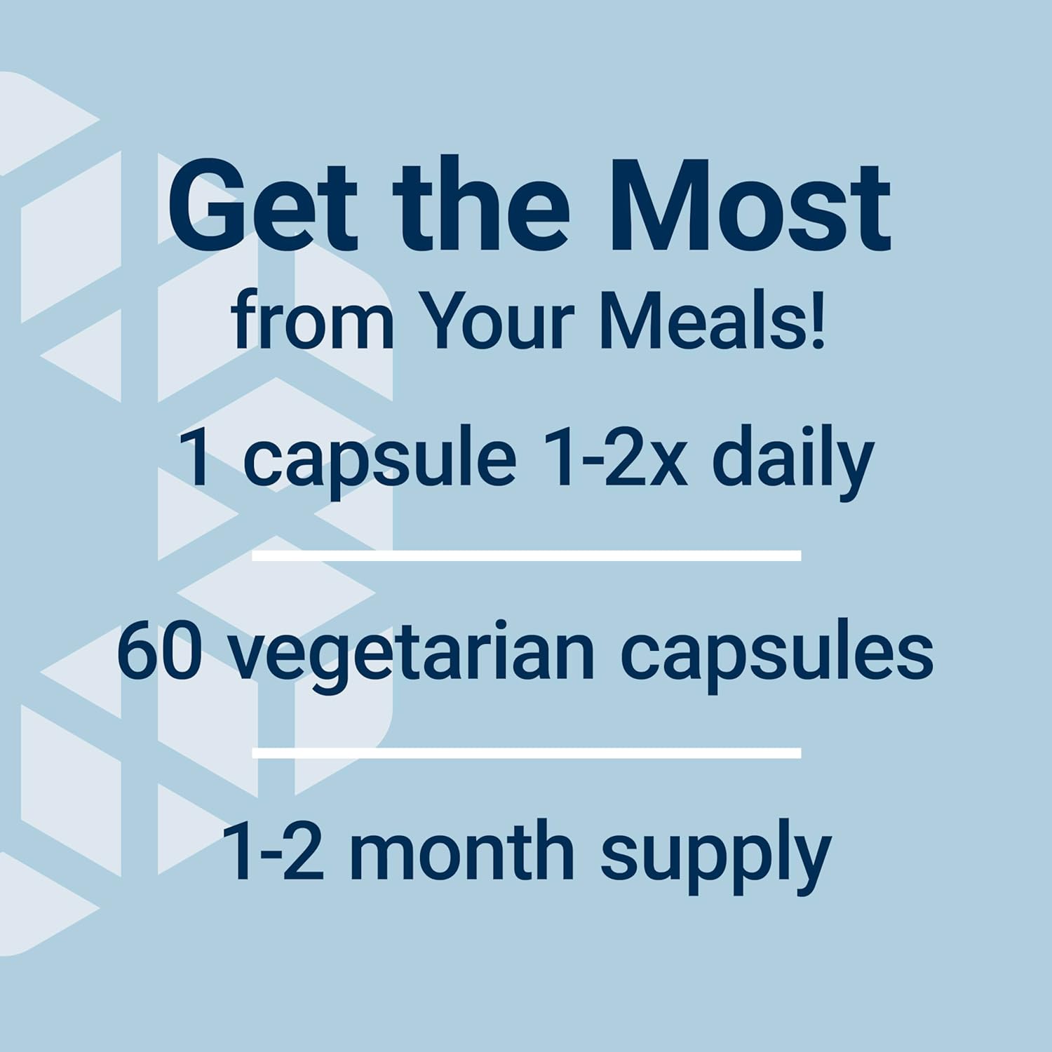 Plant-Based Life Extension Super Digestive Enzymes for Comfortable Digestion - Non-GMO, Vegetarian, 60 Capsules