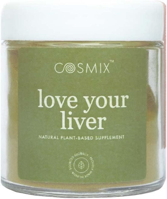 Plant-Based Liver Detox Blend with Bhumi Amalaki & Turmeric - Purify Blood, Reduce Inflammation - 60G, Makes 40 Servings