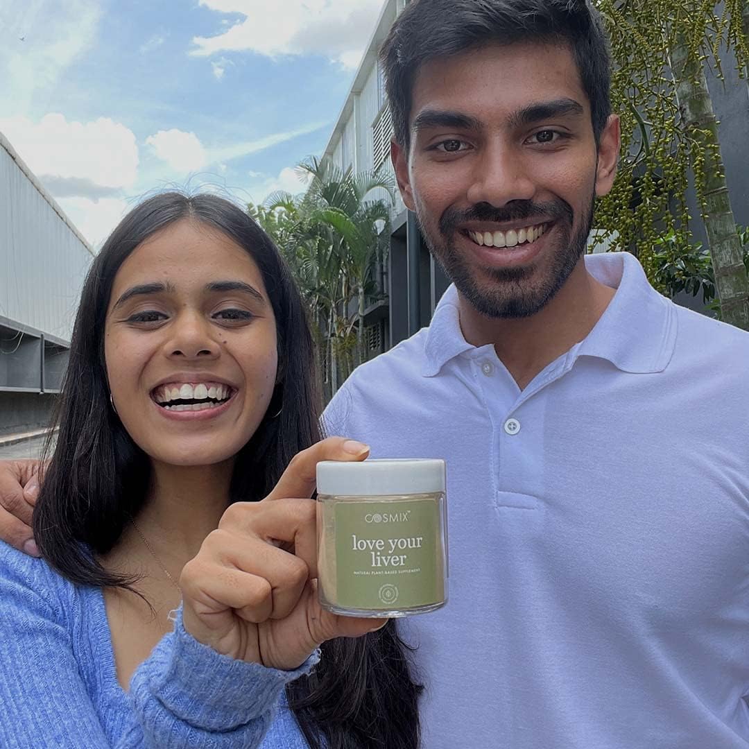 Plant-Based Liver Detox Blend with Bhumi Amalaki & Turmeric - Purify Blood, Reduce Inflammation - 60G, Makes 40 Servings
