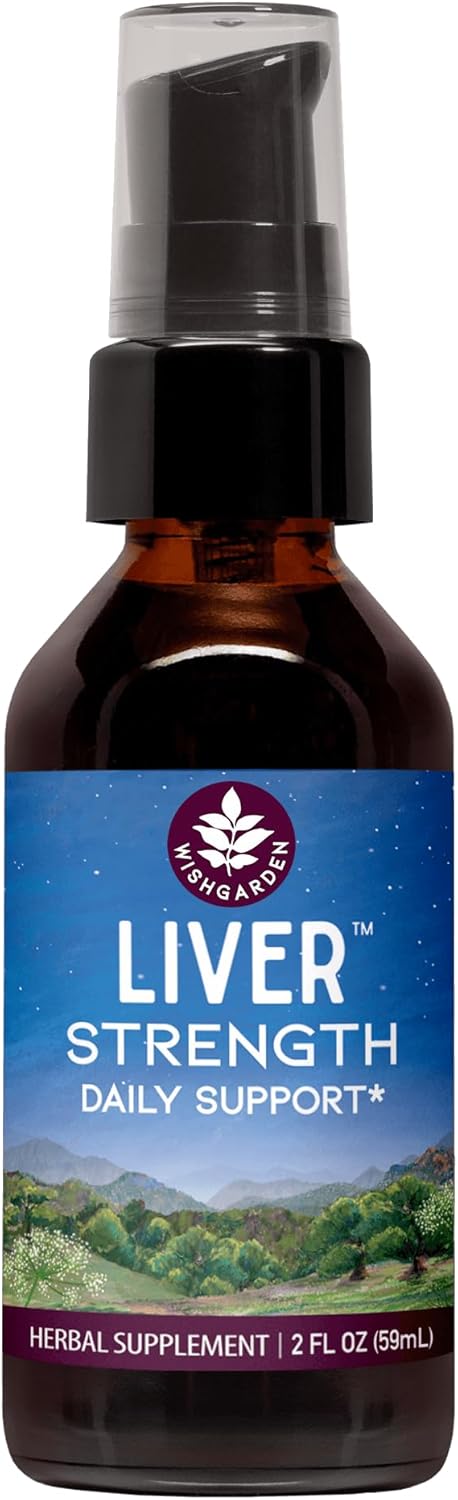 Plant-Based Liver Support Tonic with Burdock, Dandelion Root & Yellow Dock - Liver Cleanse and Detox Supplement for Healthy Liver Function - 2oz