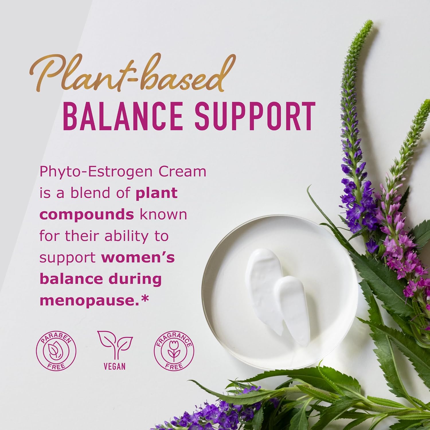 Plant Based PhytoEstrogen & Progesterone Cream Combo for Women | Hormone Balance Support (96 Servings Each)