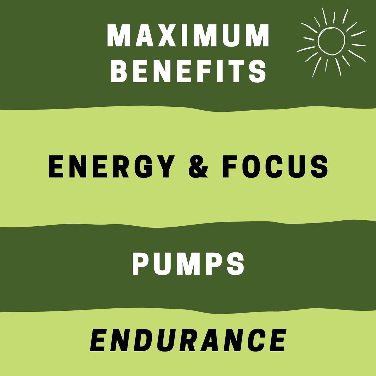 Plant-Based Pre Workout Powder with Patented Ingredients for Muscle Size & Endurance - Vegan Energy Supplement, Sugar Free - 30 Servings