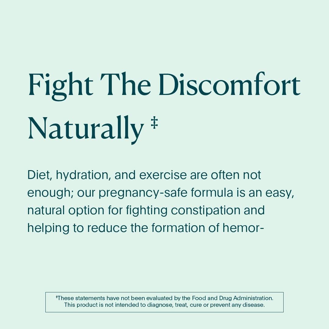 Plant-Based Psyllium Husk Supplement for Digestive Wellness & Gut Health - 120 Capsules, 2,175mg Daily Prebiotic for Women, Pregnancy-Safe, Gluten-Free