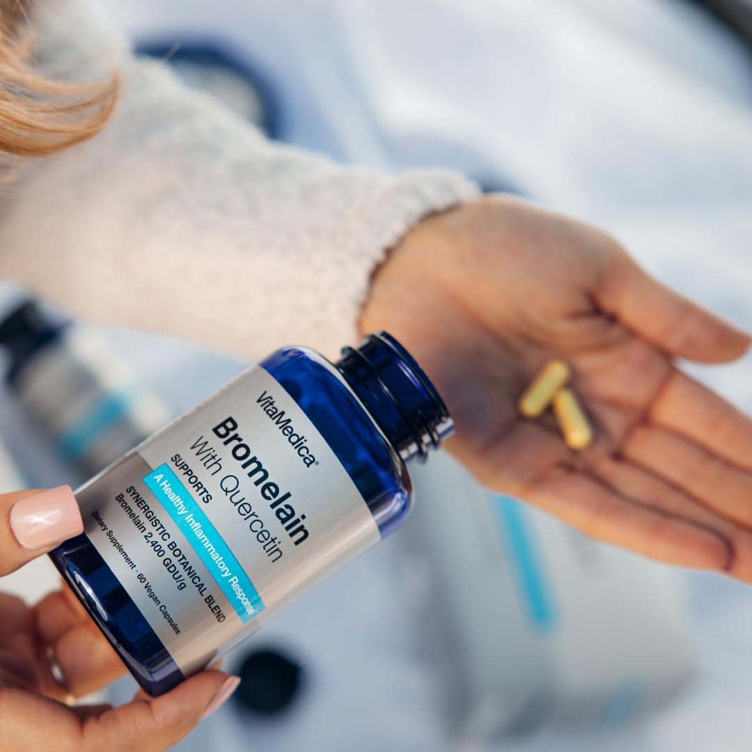 Plant-Based Recovery Bundle: Arnica Montana, Bromelain, Quercetin | Made in USA | VitaMedica